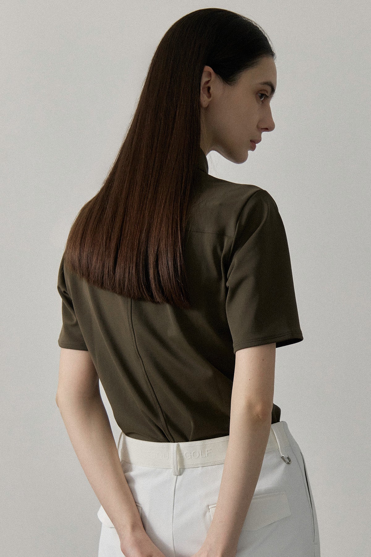 AIRY STRETCH POLO - Khaki