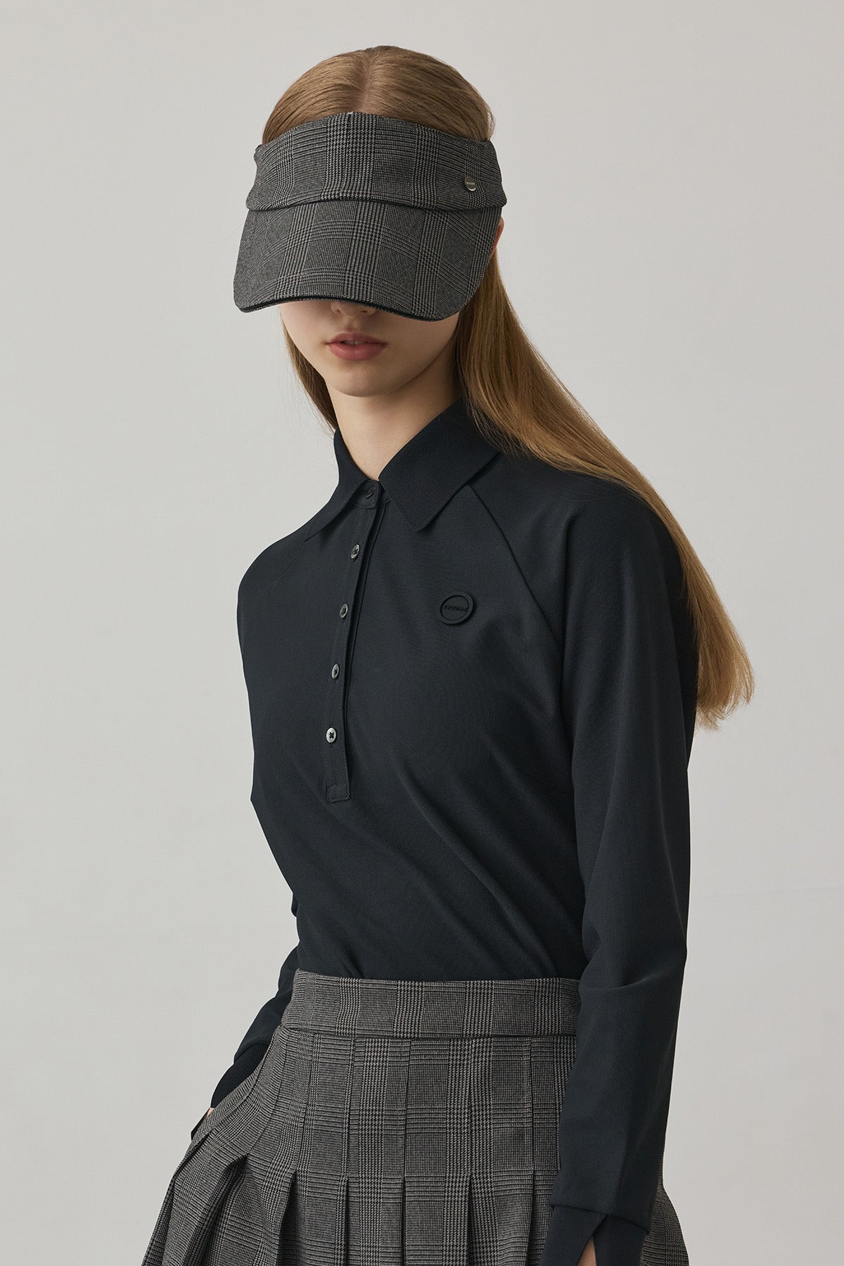 PEARLKNIT CUFFS POLO - Black