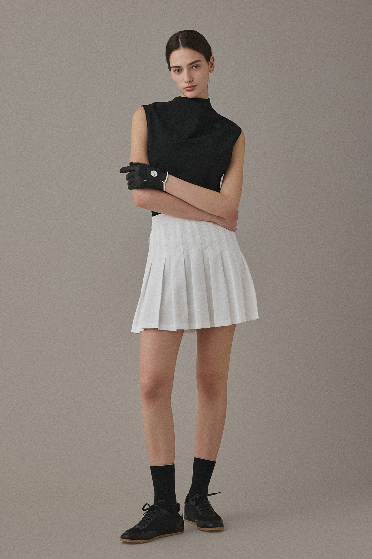 SOFT WAVE TOP - Black