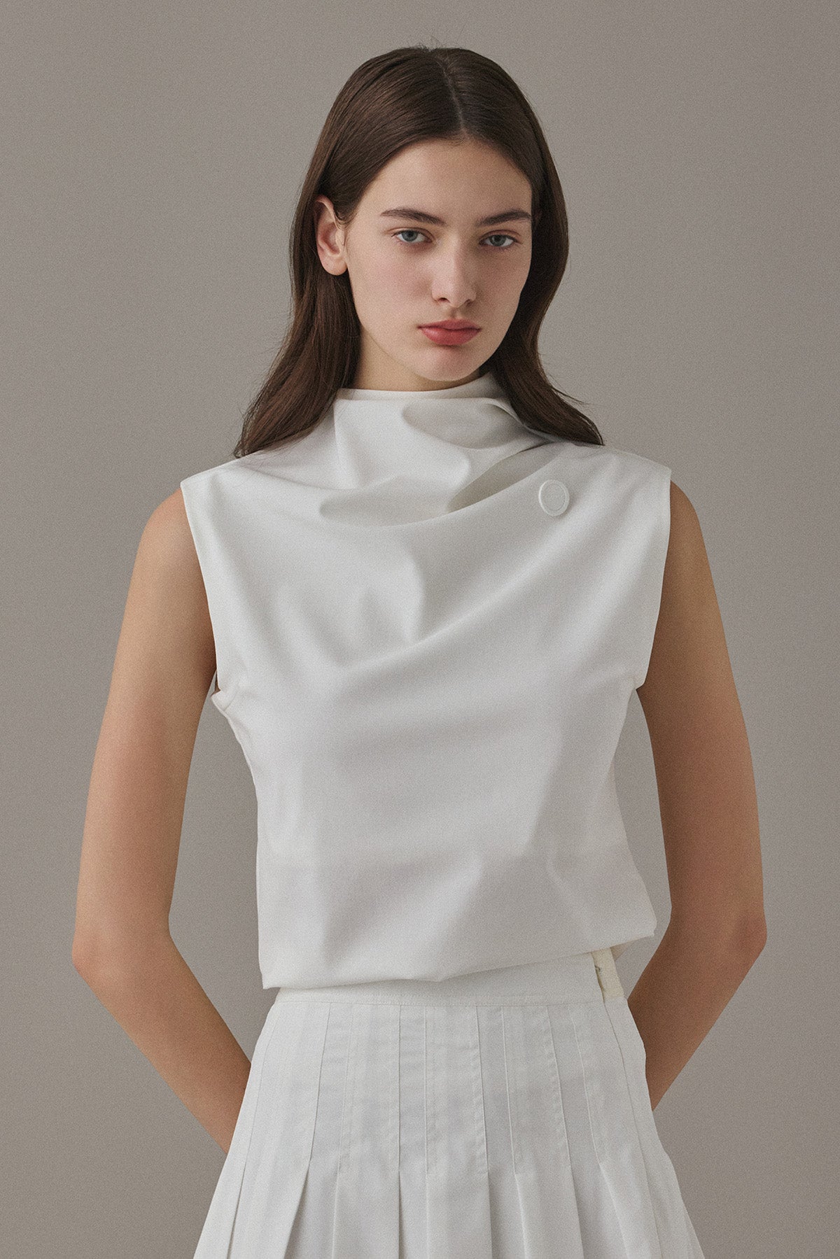 SOFT WAVE TOP - White