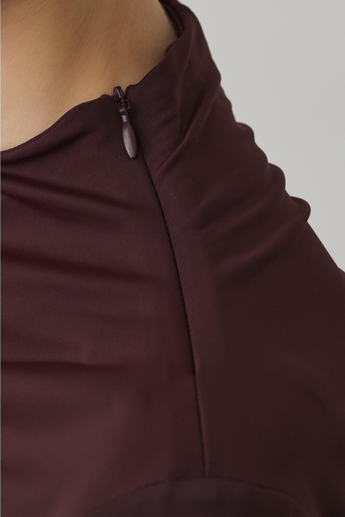 GATHER STRETCH TOP - Wine