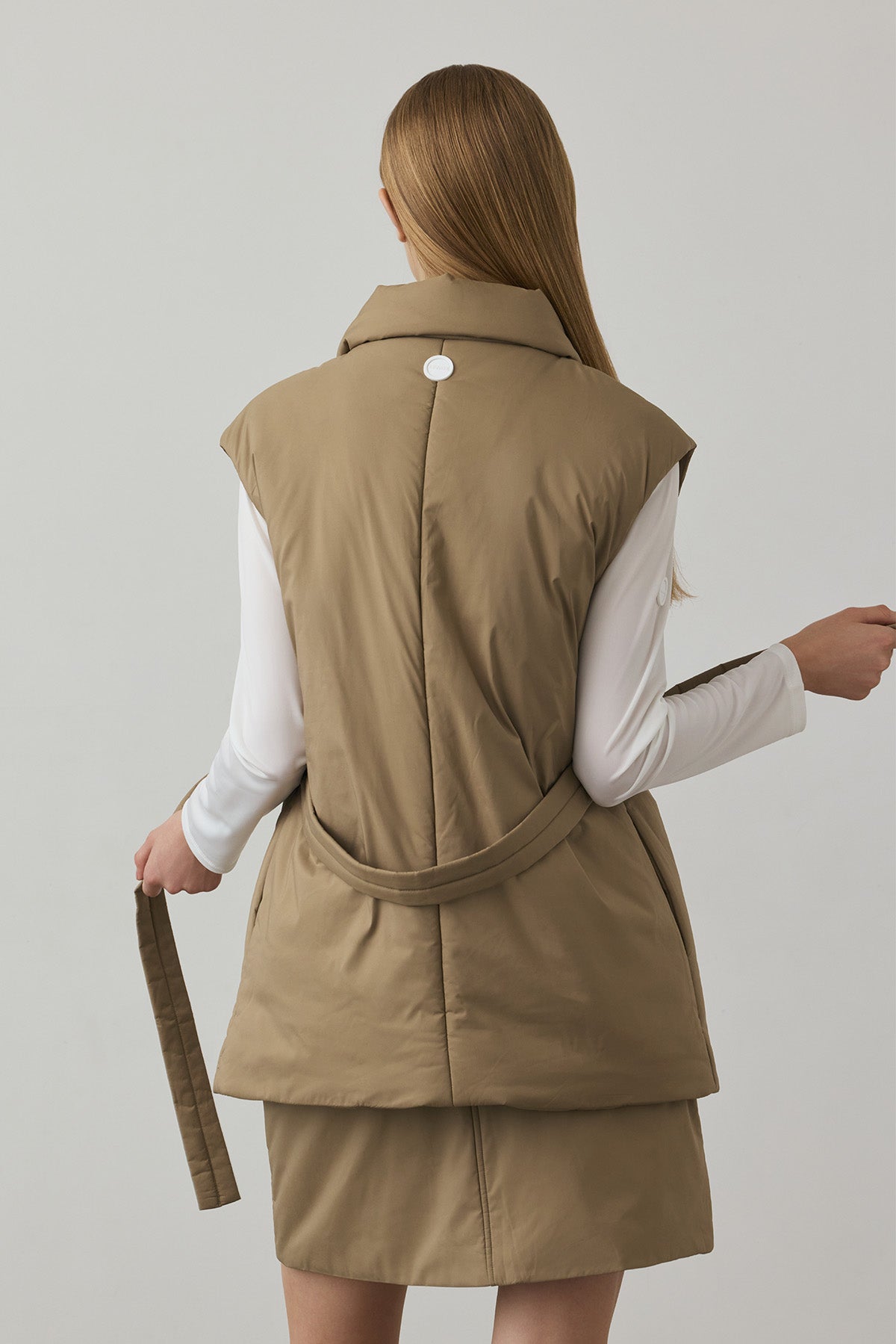 SOFT FEEL WARM VEST - Beige