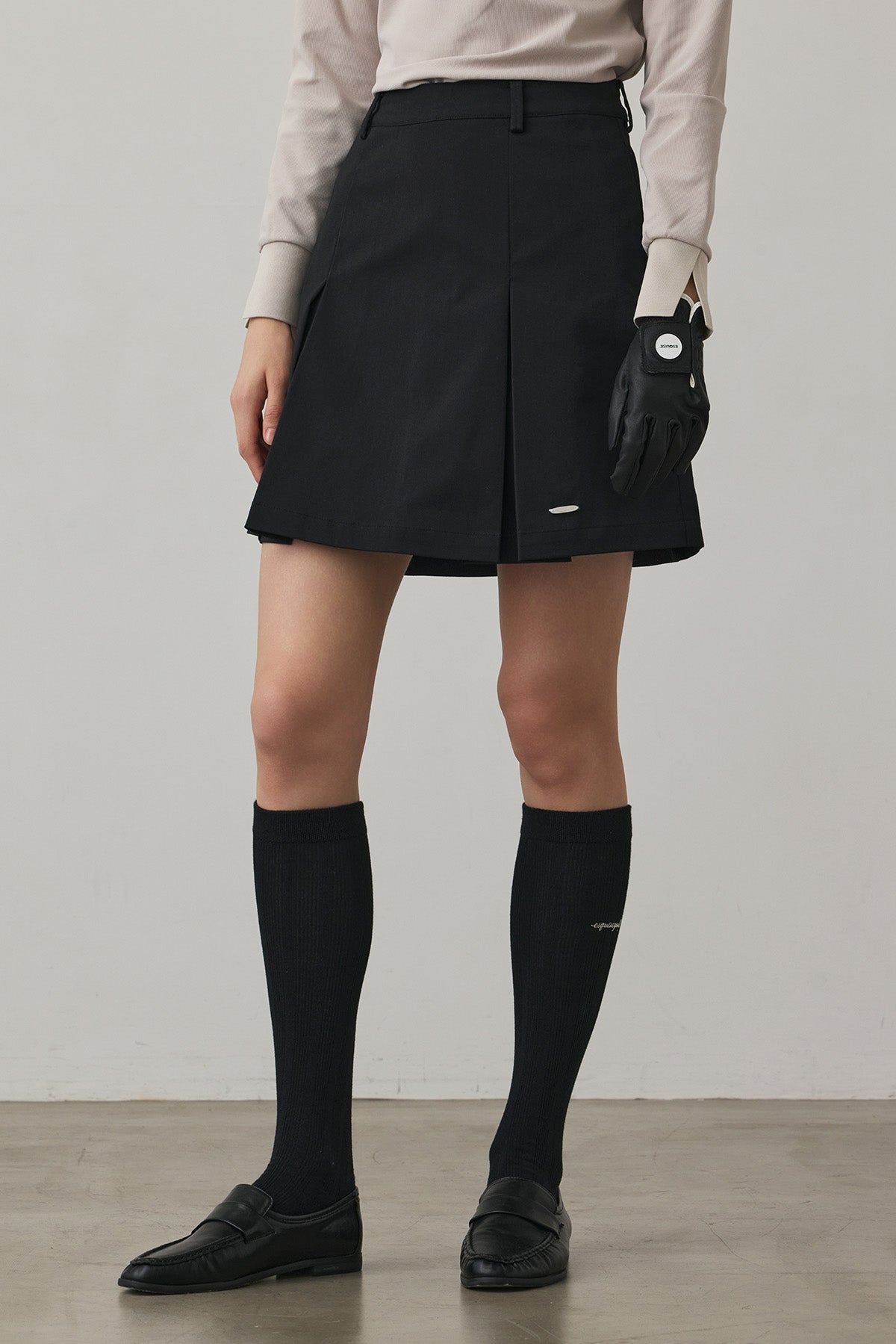 DAILY BOX PLEATS - Black