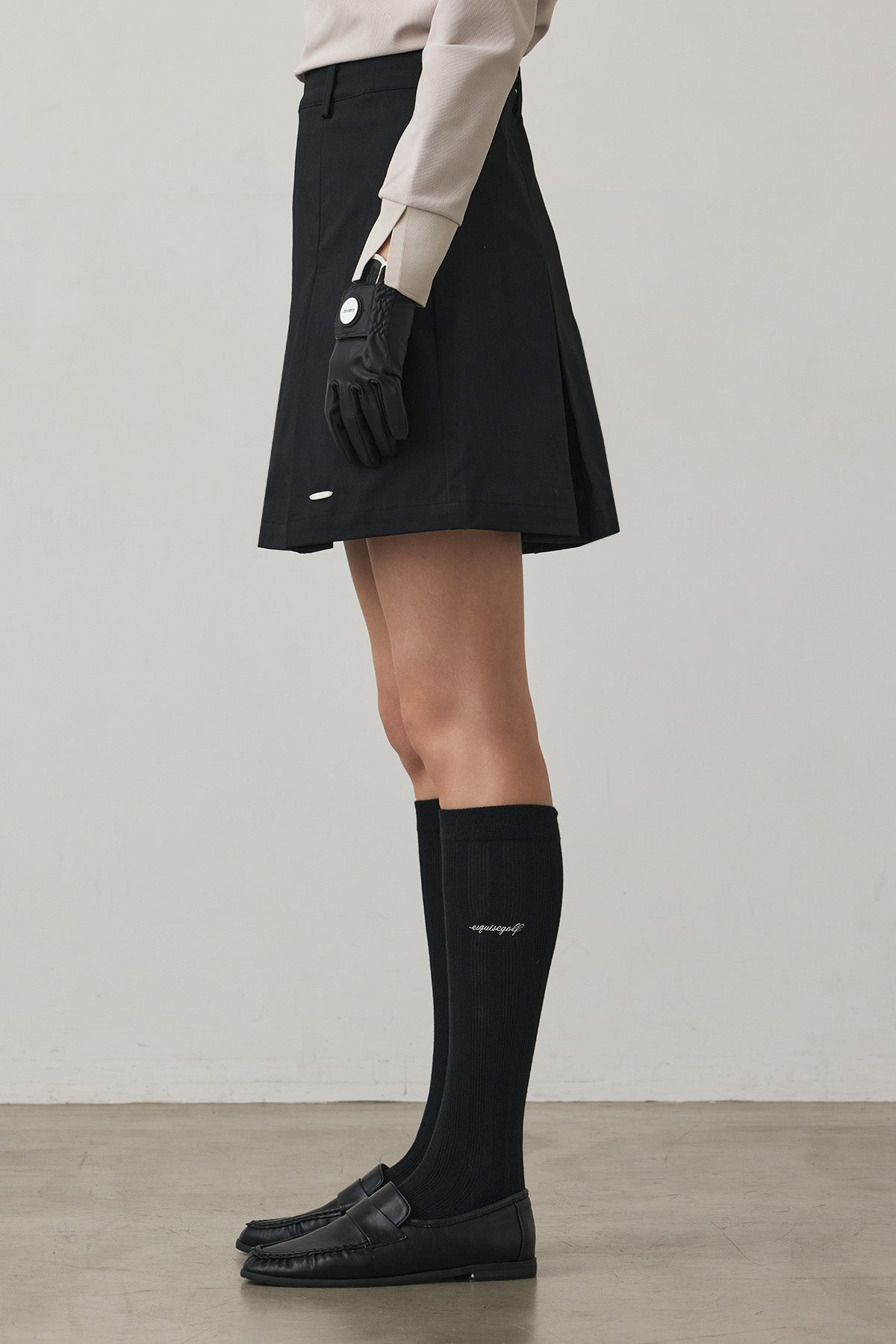 DAILY BOX PLEATS - Black