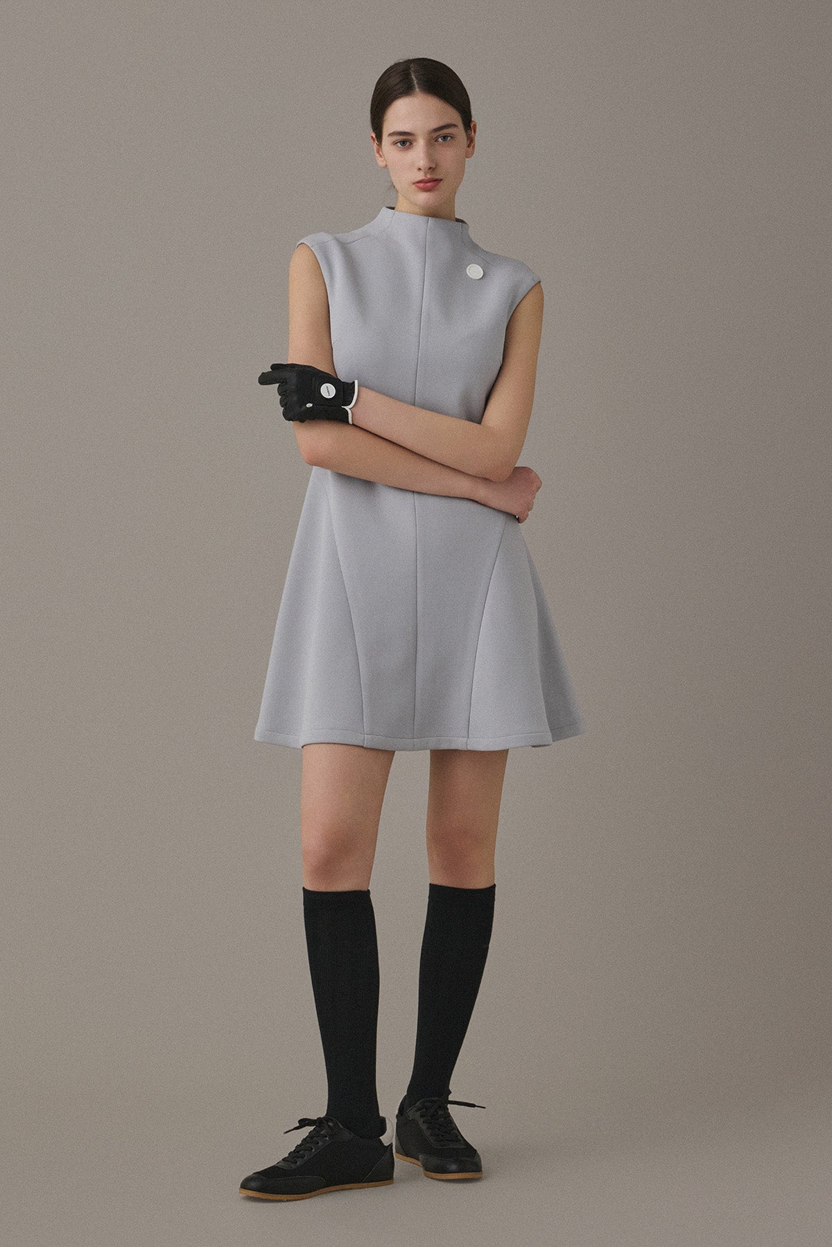 FLOATING MINI DRESS - Soft Blue