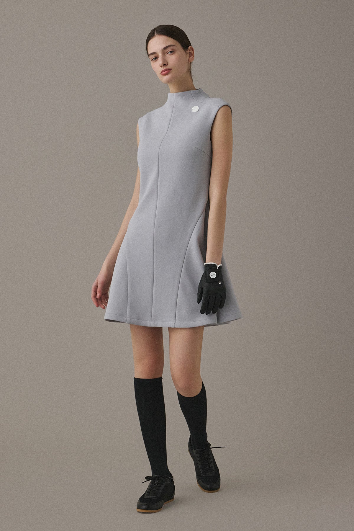 FLOATING MINI DRESS - Soft Blue