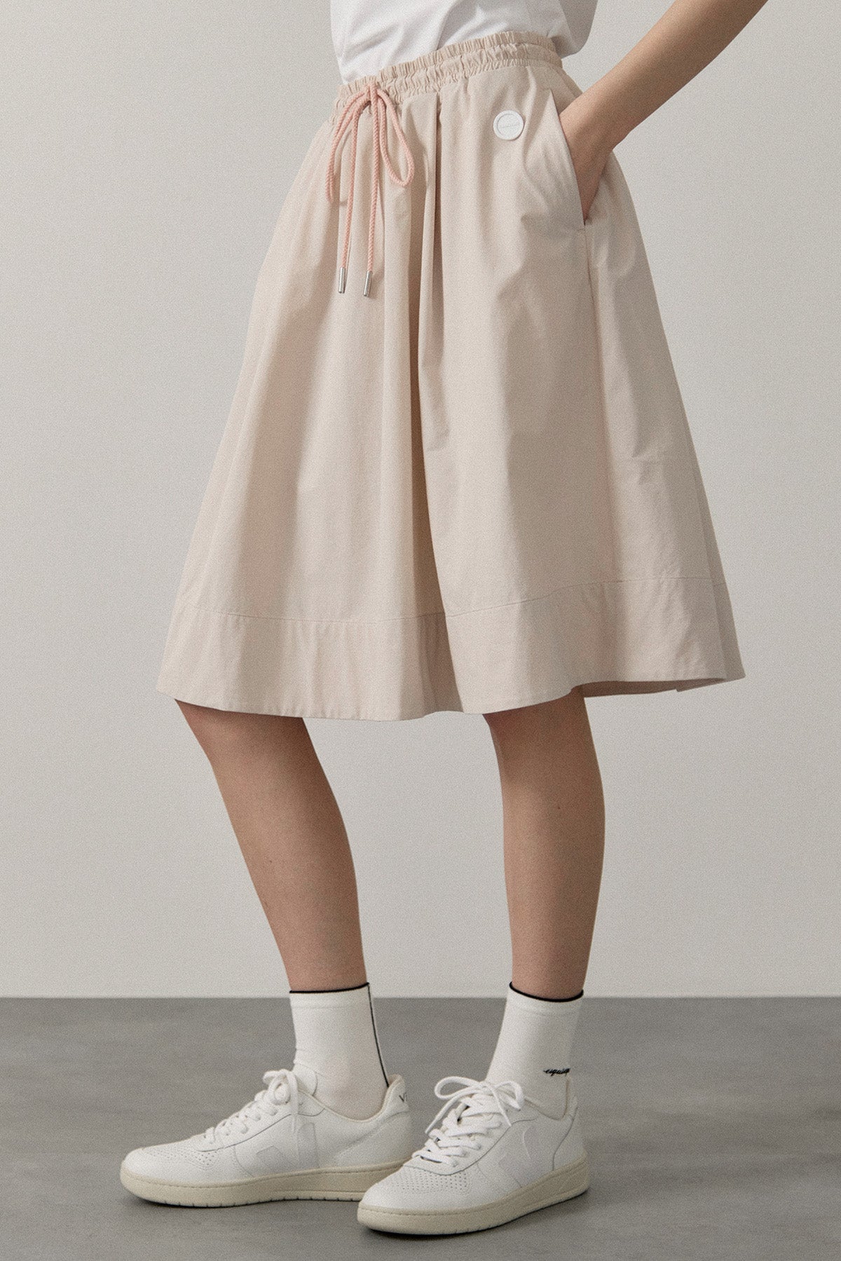 ALTER MIDI SKIRT - Light Pink