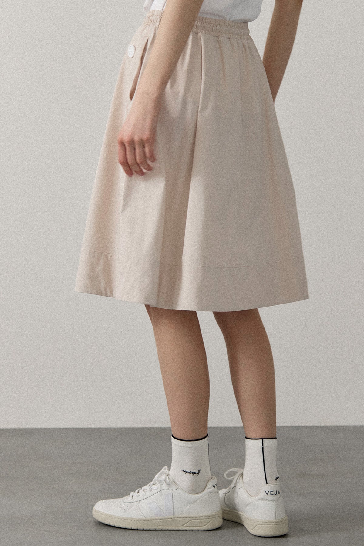 ALTER MIDI SKIRT - Light Pink