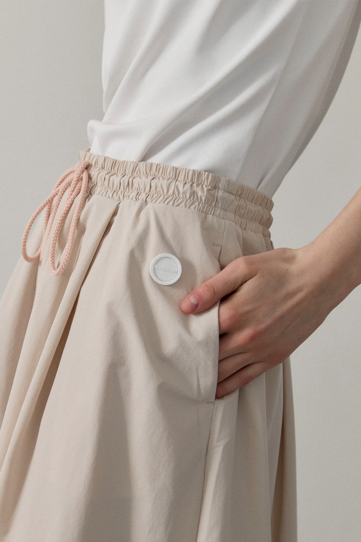 ALTER MIDI SKIRT - Light Pink