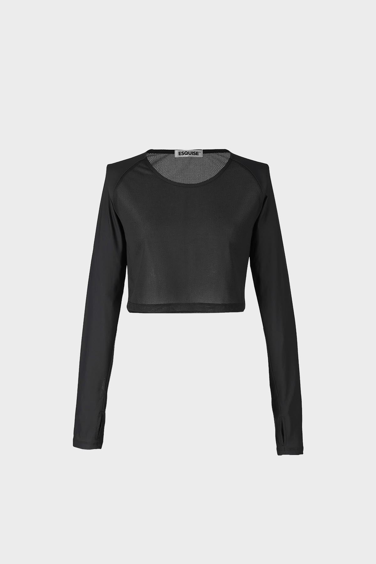 UV-CUT SHEER INNER - Black