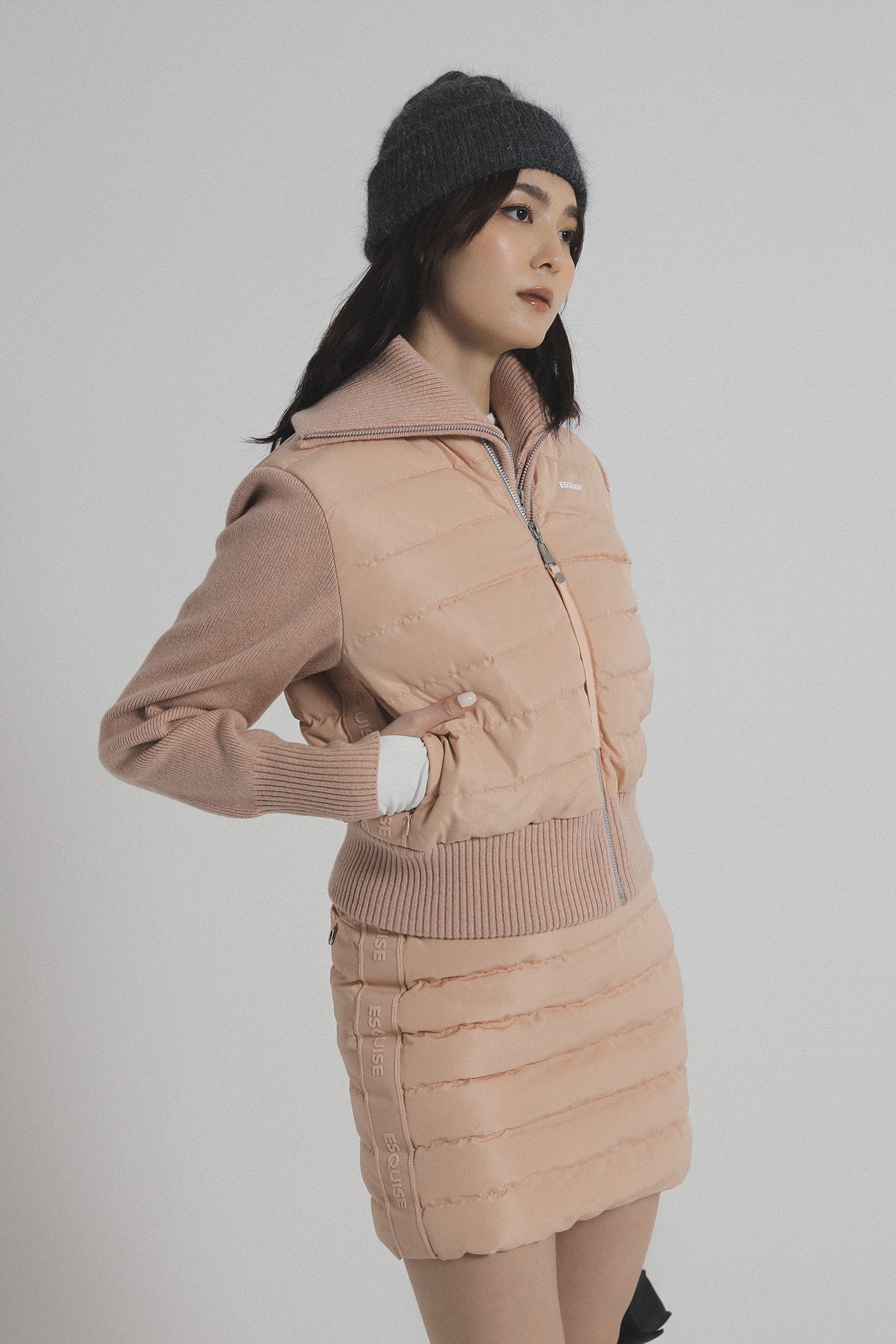 Eco-Down Warm JKT - Vintage Pink