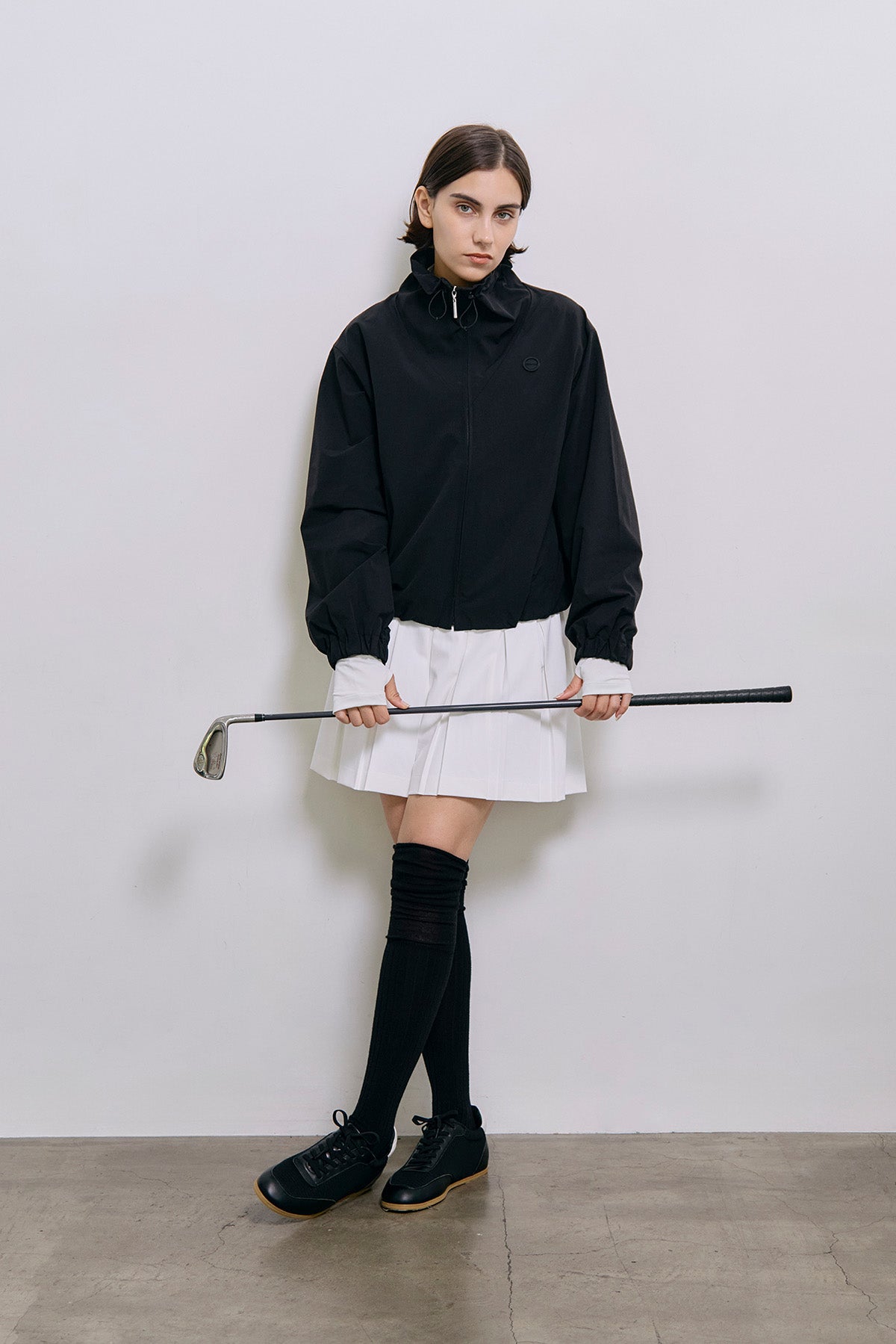 NYLON EFFORTLESS JKT - Black