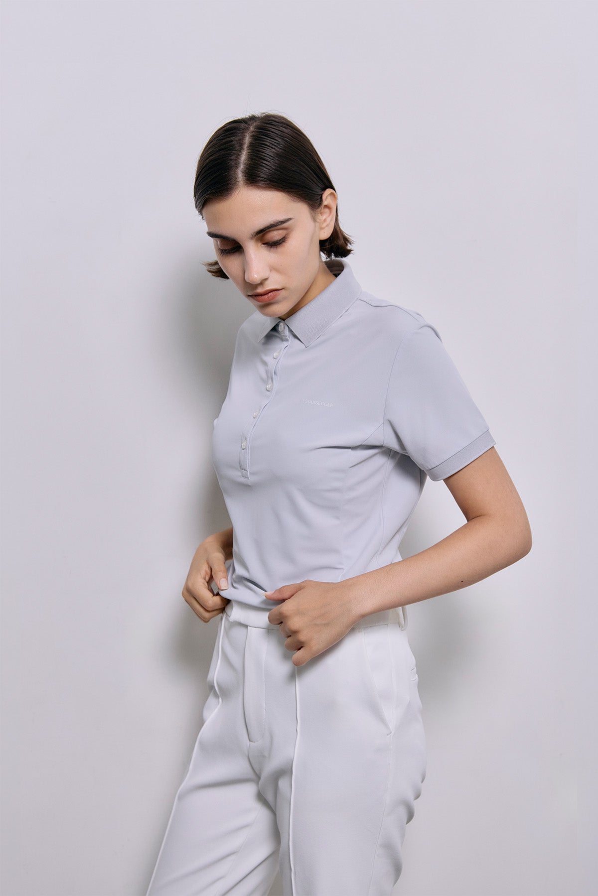 THE BASICS POLO LIGHT FEMME - LightGray