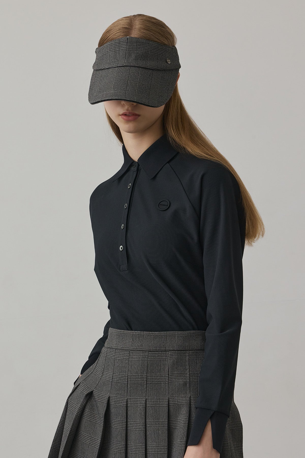 PEARLKNIT CUFFS POLO - Black