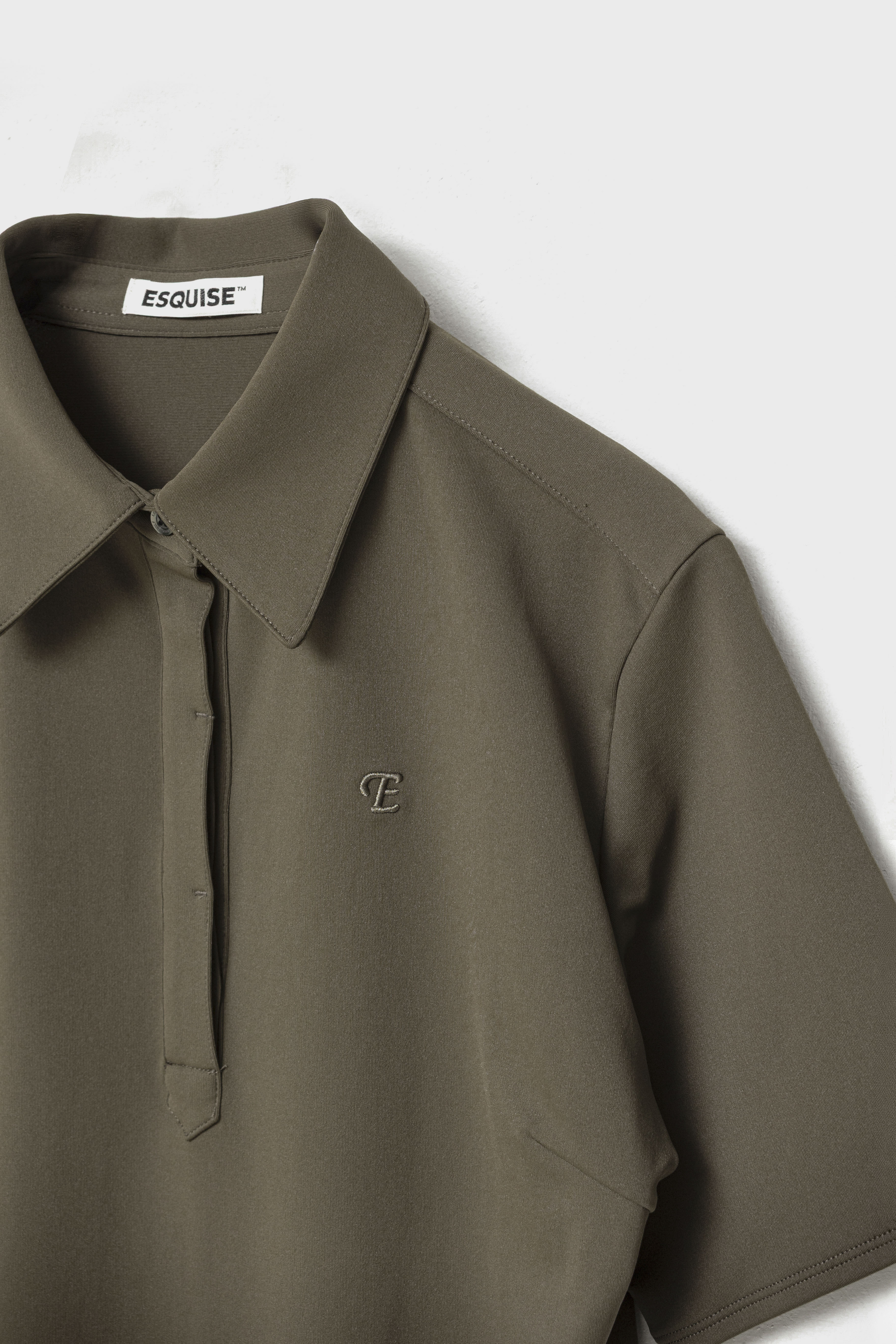 AIRY STRETCH POLO - Khaki
