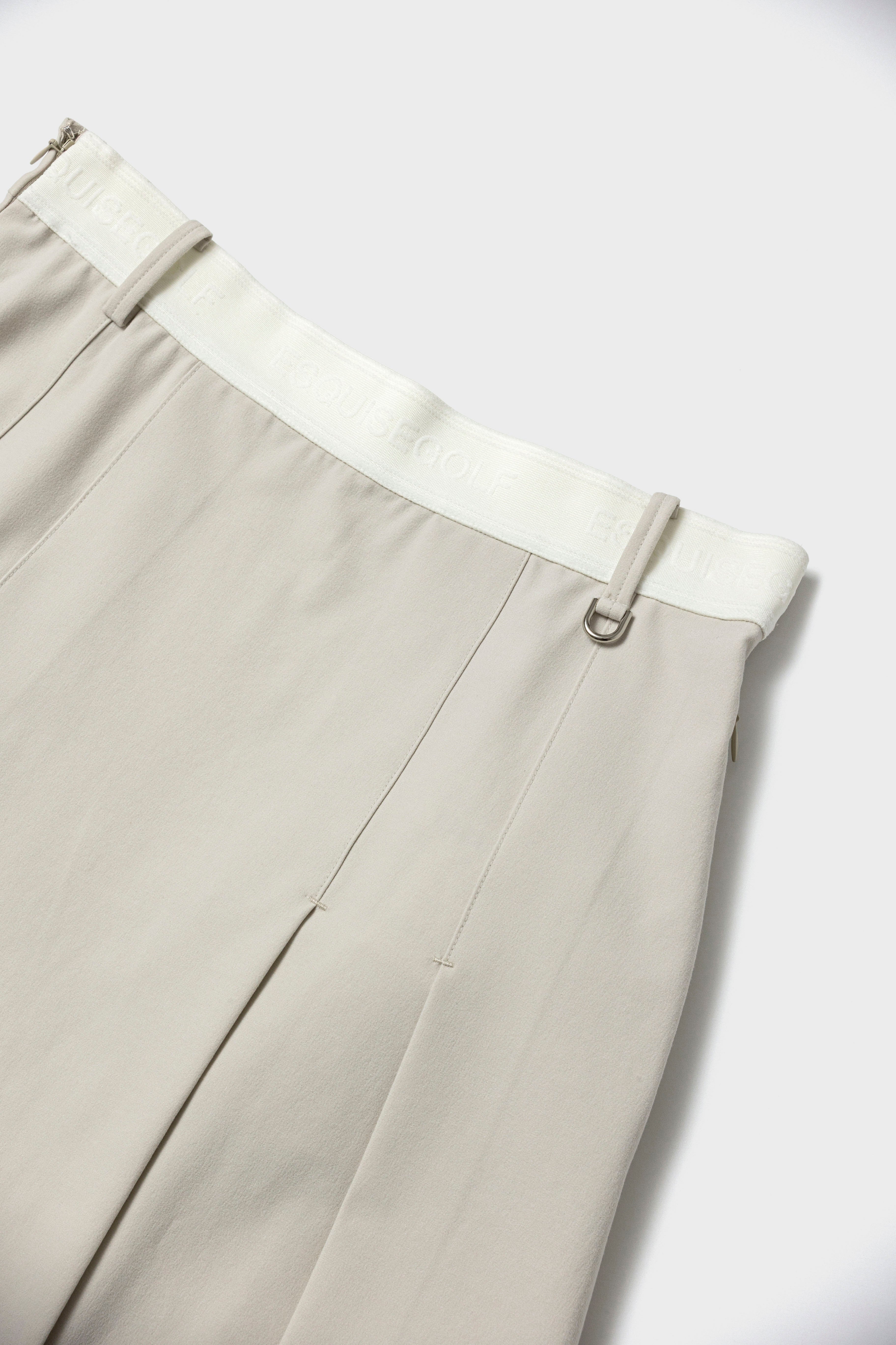 SILK TOUCH PLEATED SKIRT - Light Beige