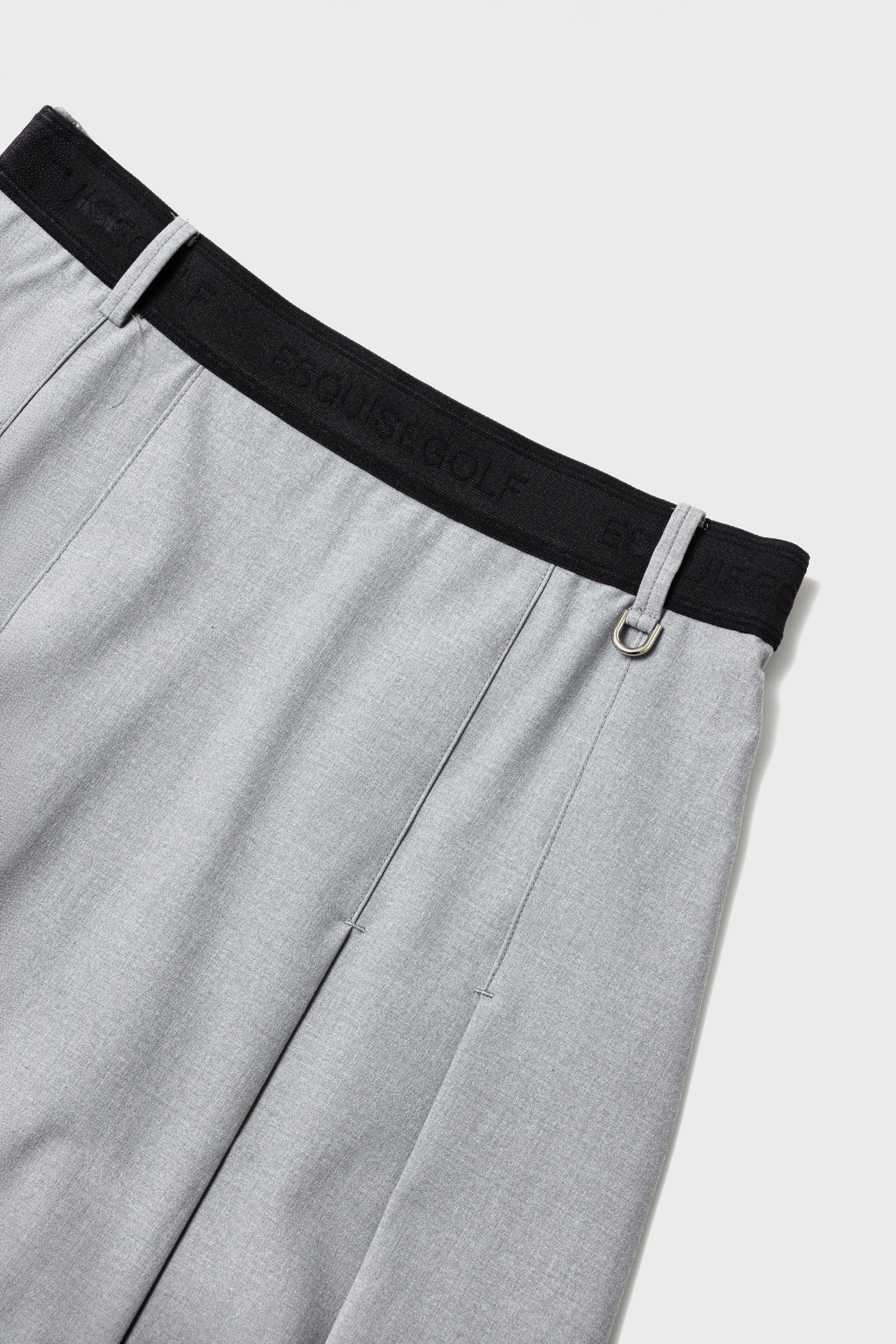 SILK TOUCH PLEATED SKIRT - Light Gray