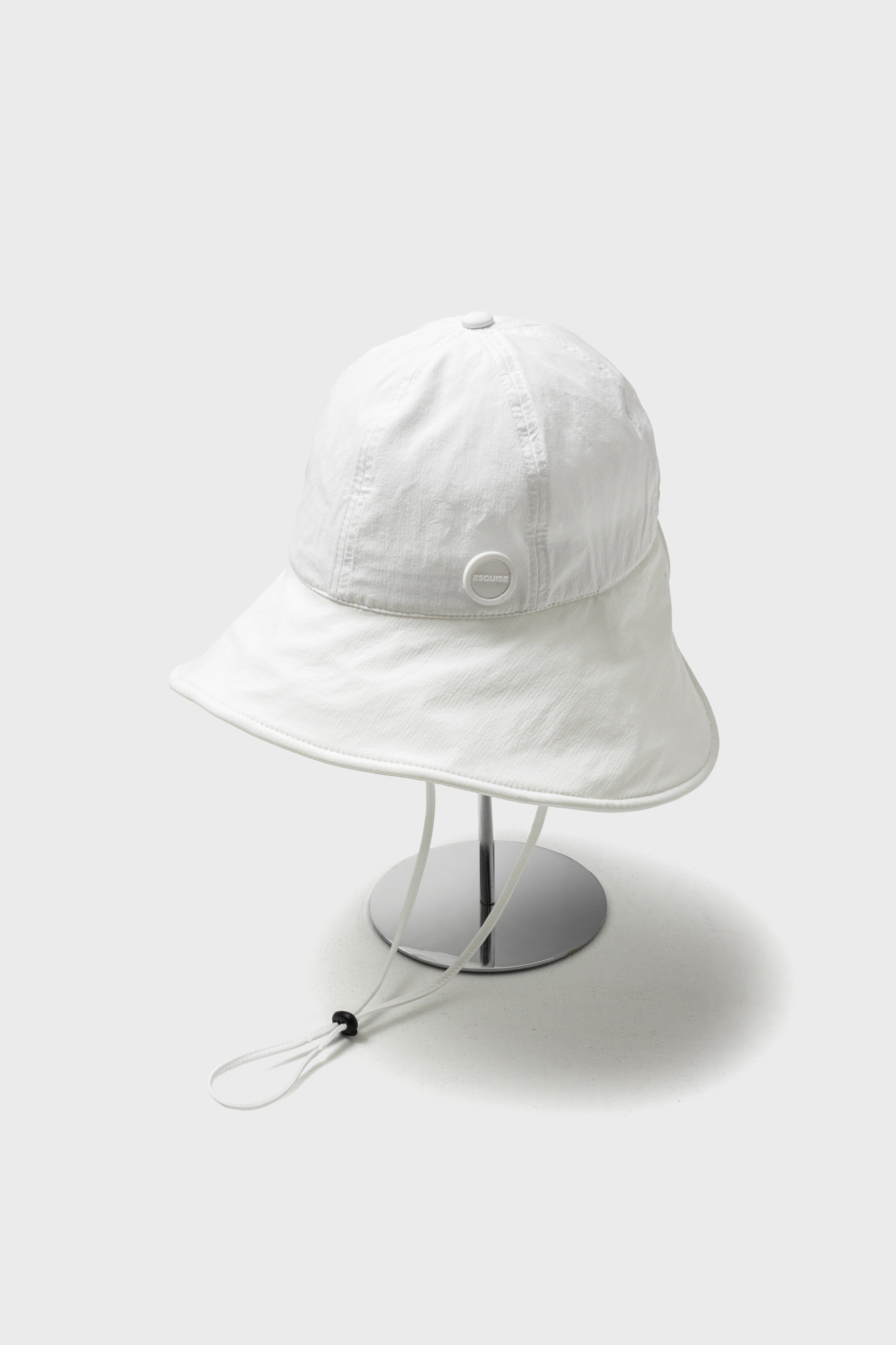 SOLEIL WIDE HAT - White