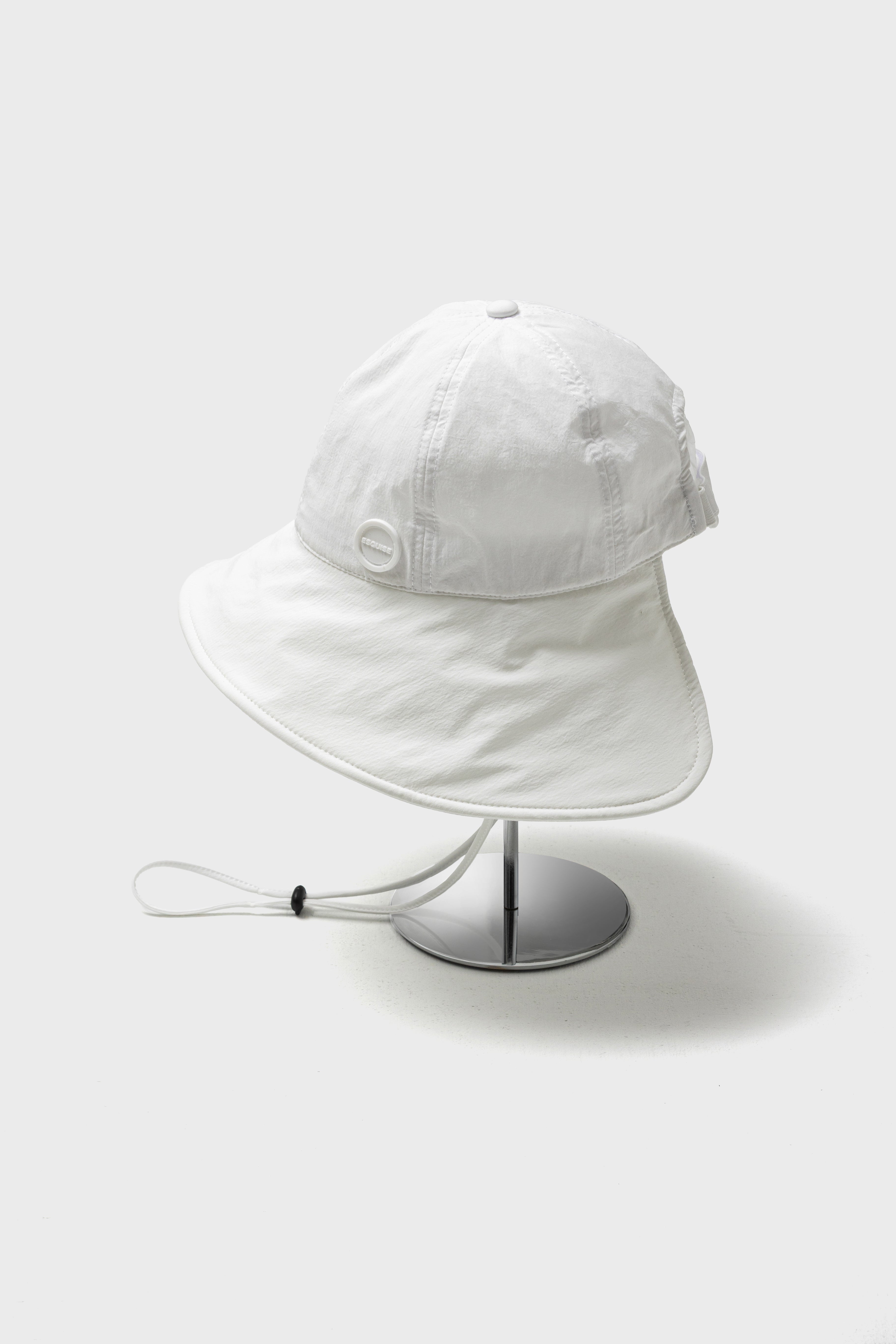 SOLEIL WIDE HAT - White