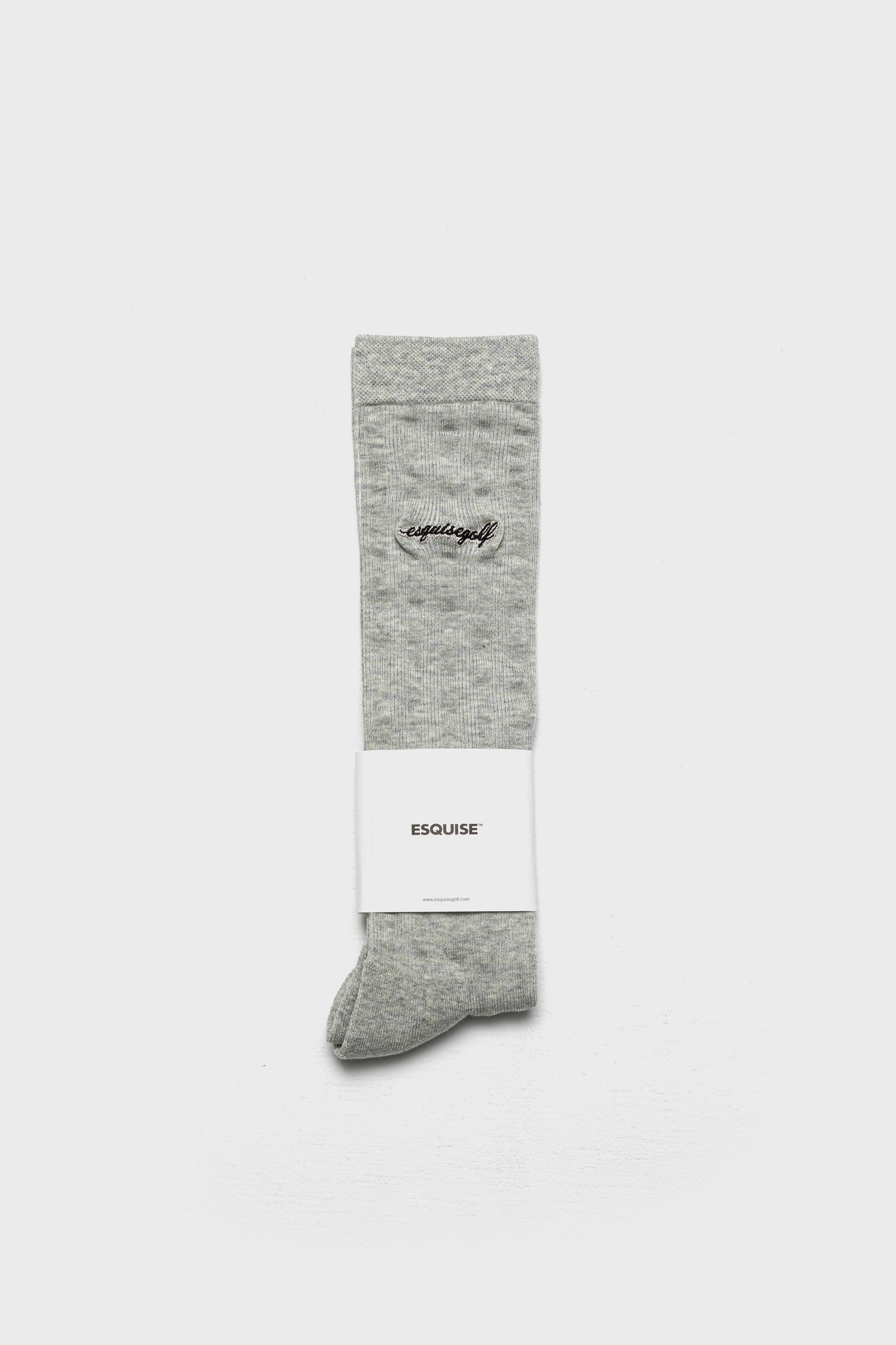 RIBBED HIGH SOCKS - Clay