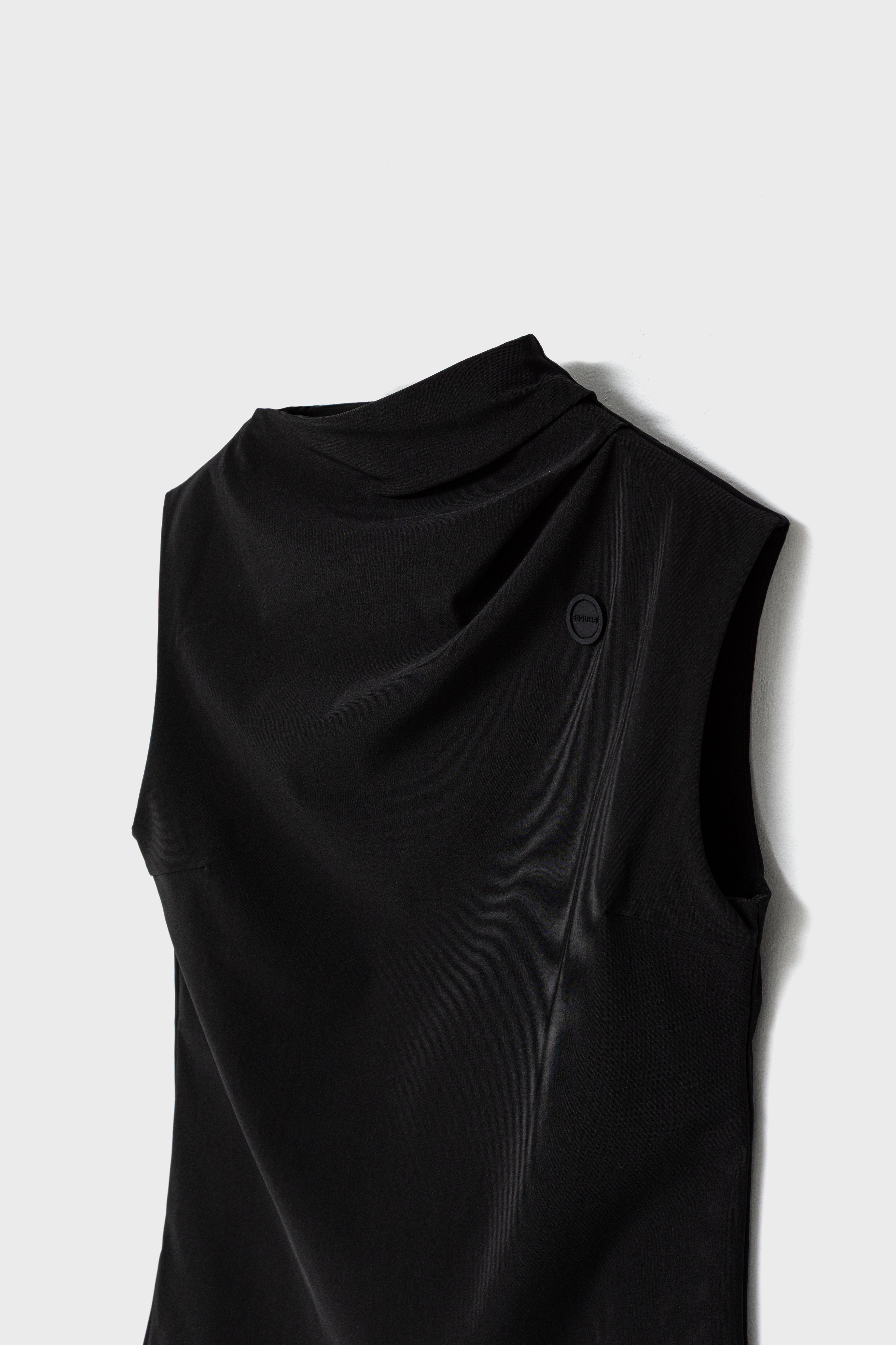 SOFT WAVE TOP - Black