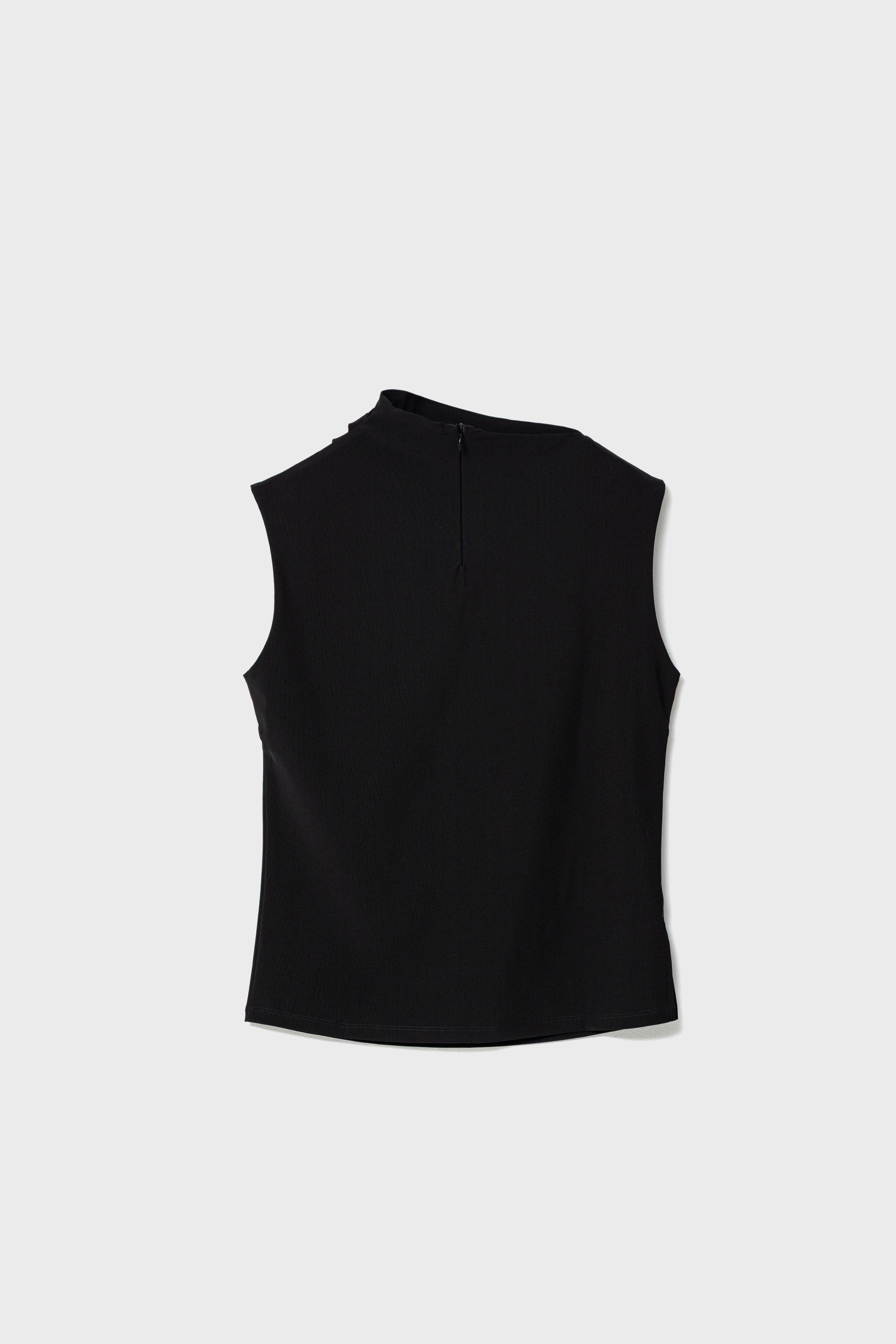 SOFT WAVE TOP - Black