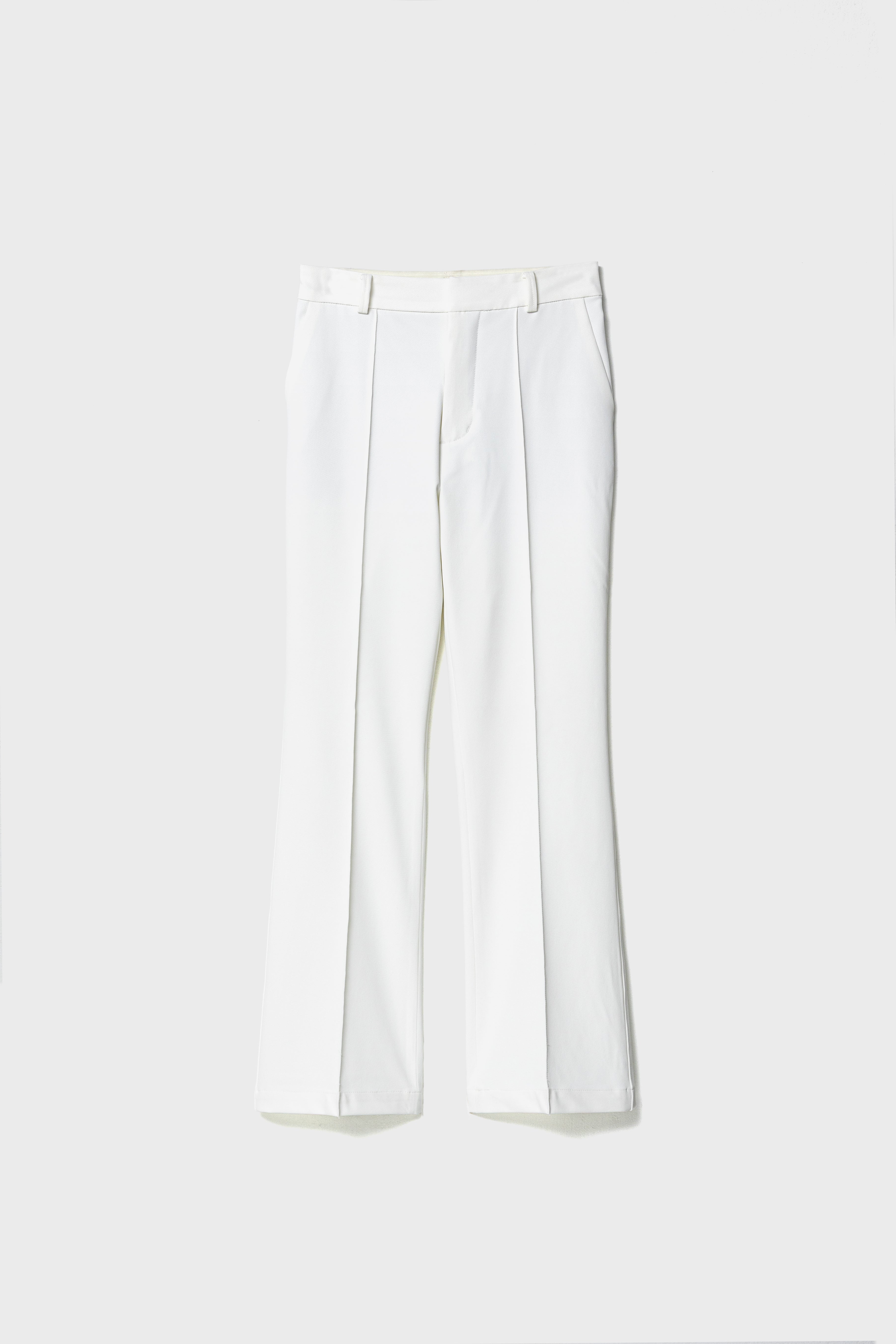 FIRST FLARE PANTS - White