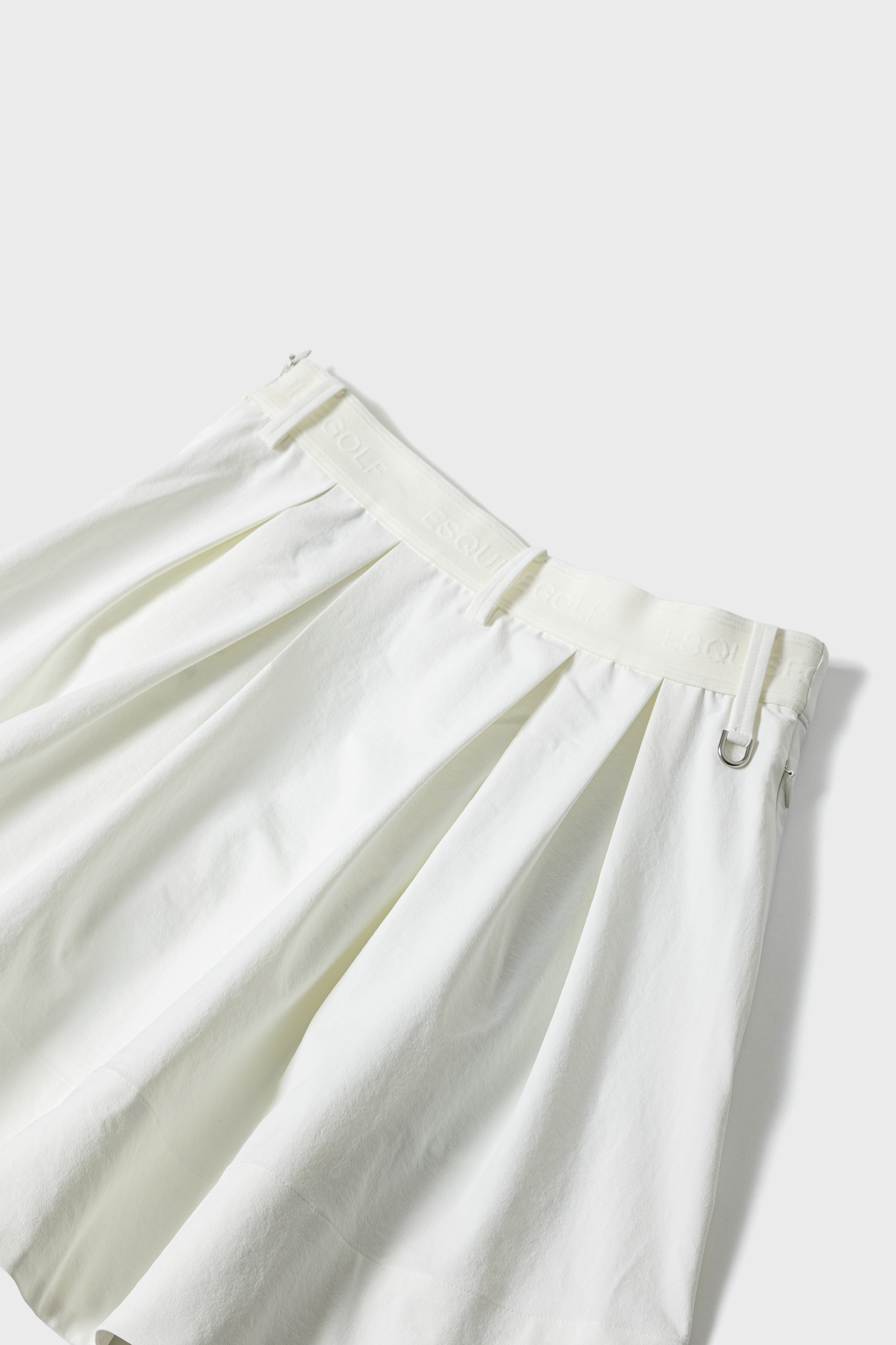 ROMAN FLARE SKIRT - White