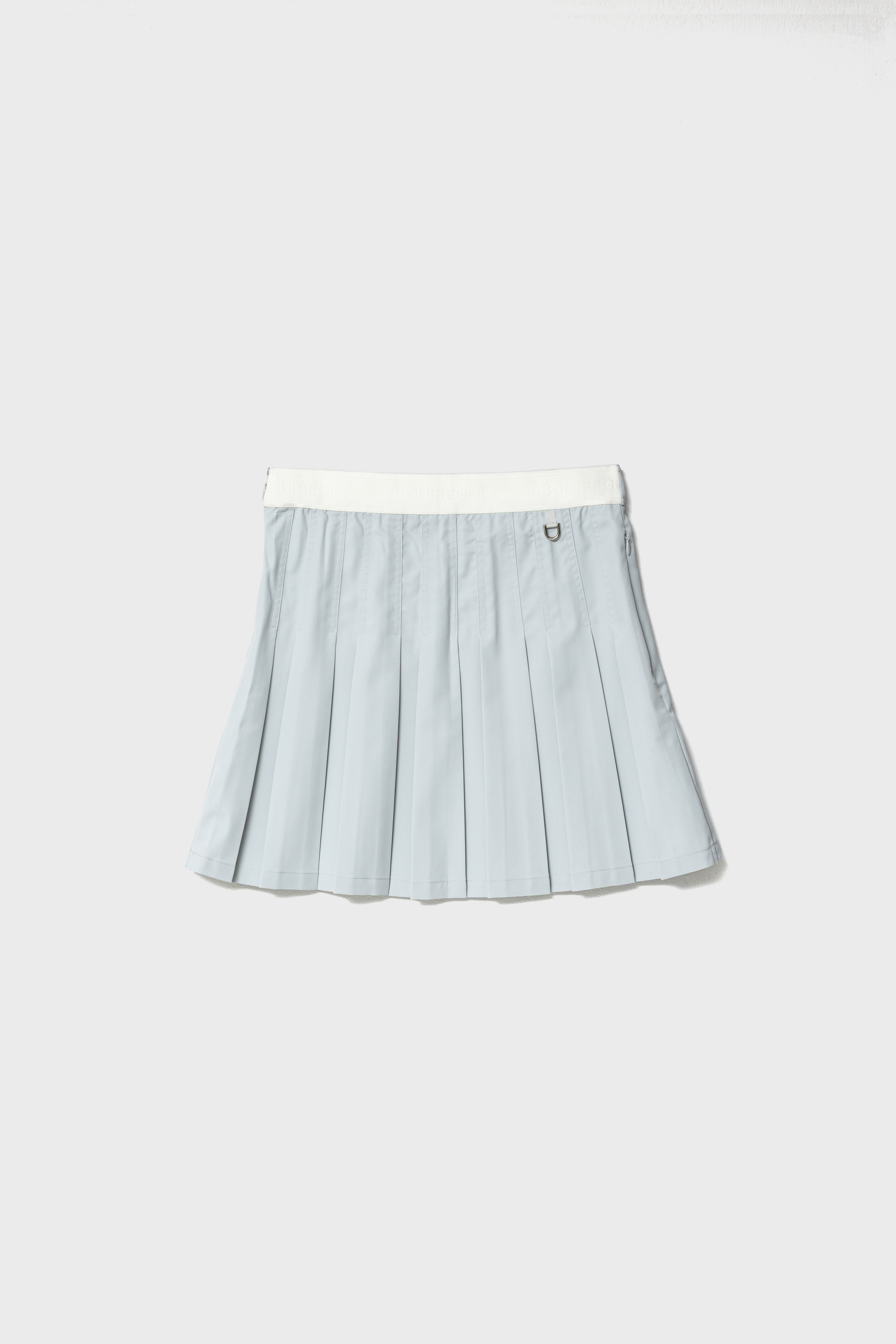 FLOWING PLEATS SKIRT - Soft Blue