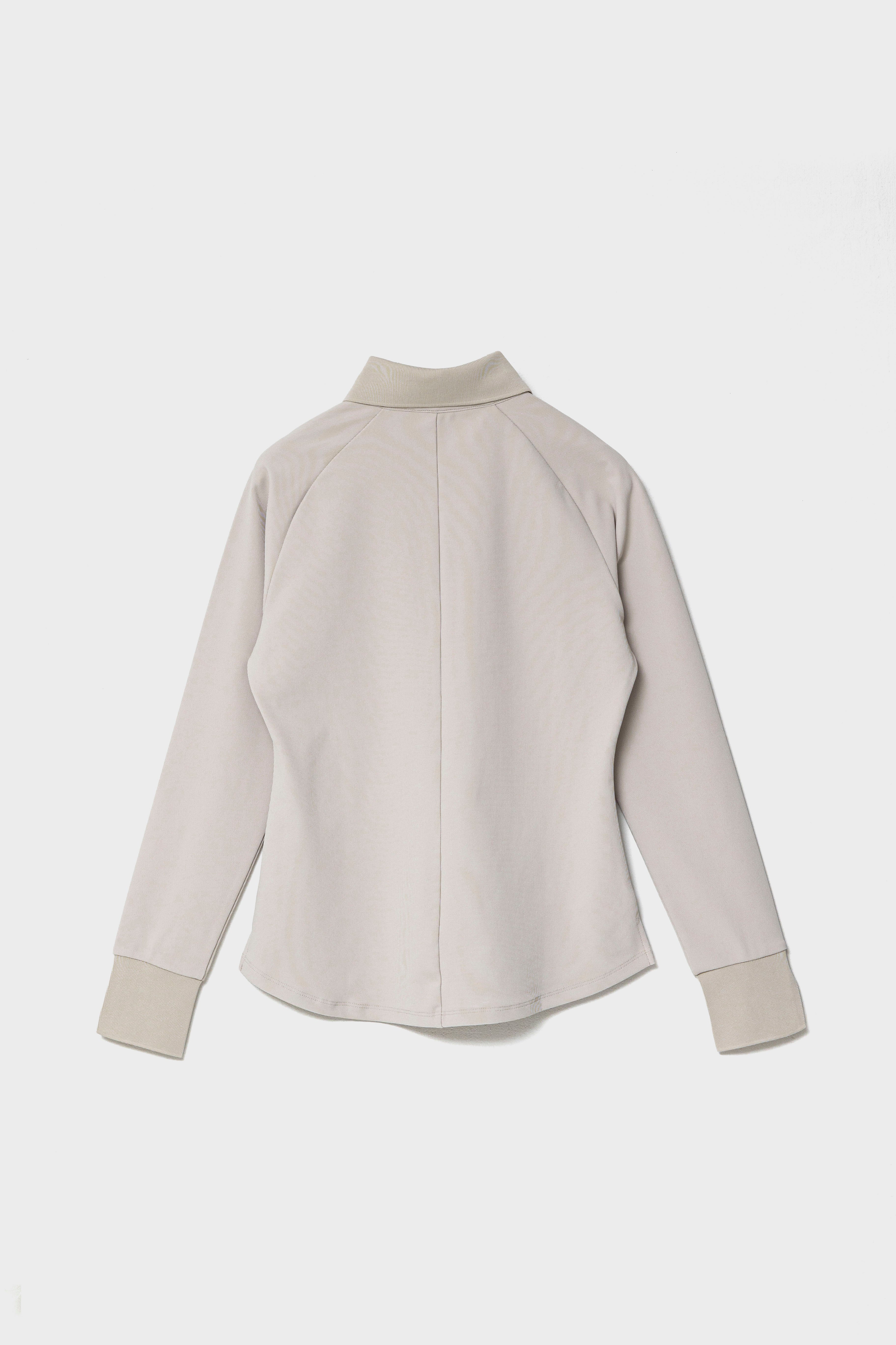 PEARLKNIT CUFFS POLO - Beige Pink