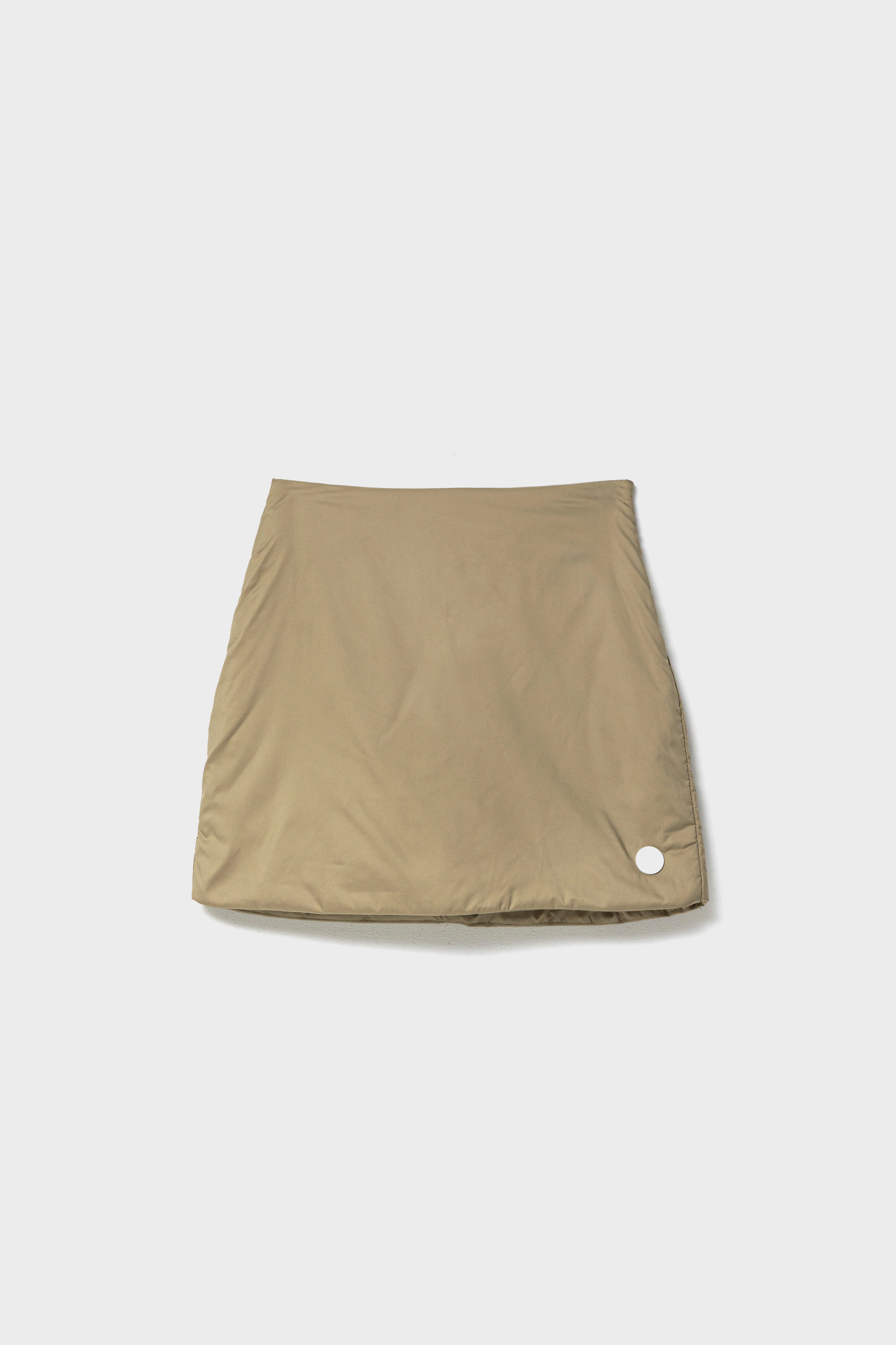 SOFT FEEL WARM SKIRT - Beige