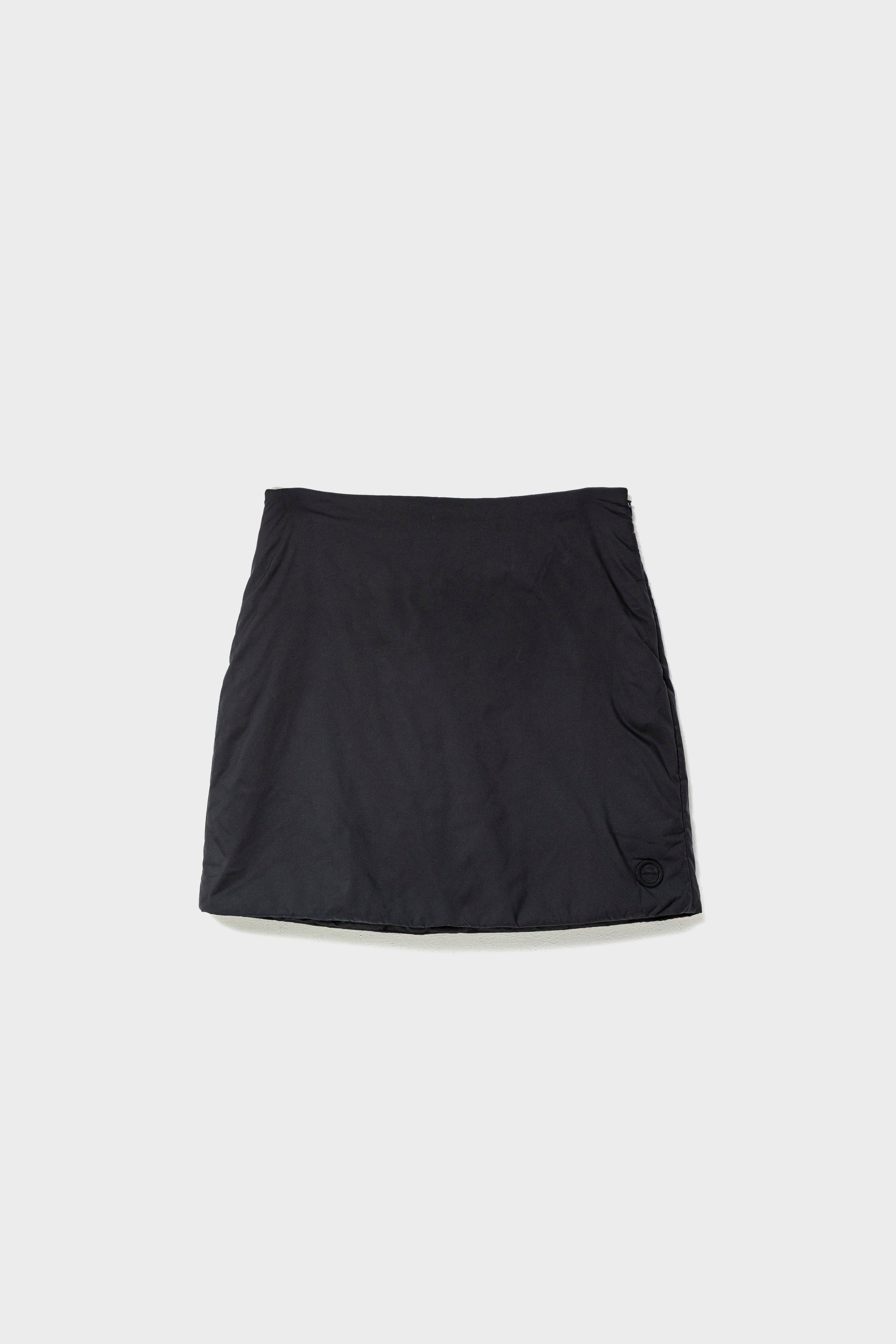 SOFT FEEL WARM SKIRT - Black