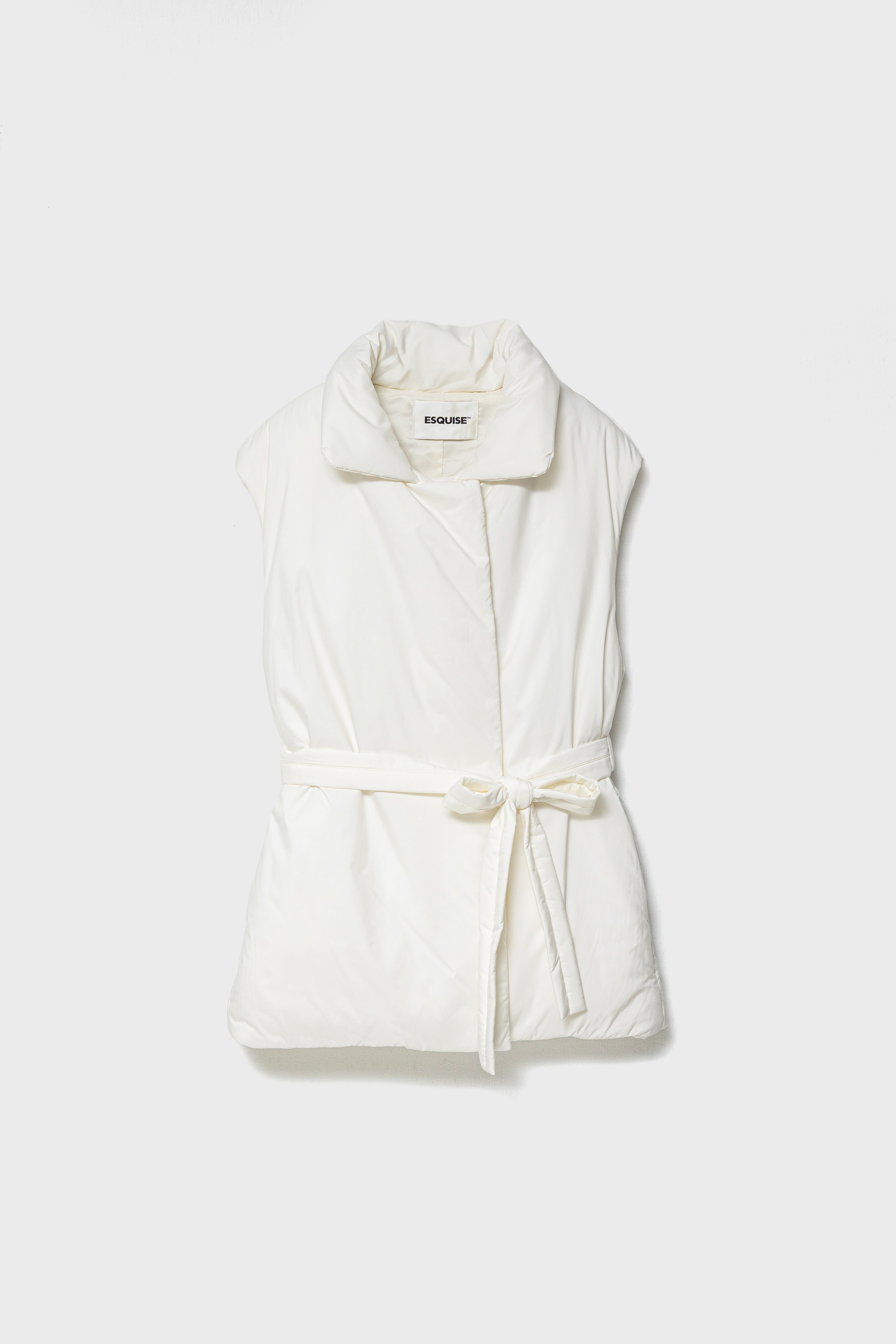 SOFT FEEL WARM VEST - White