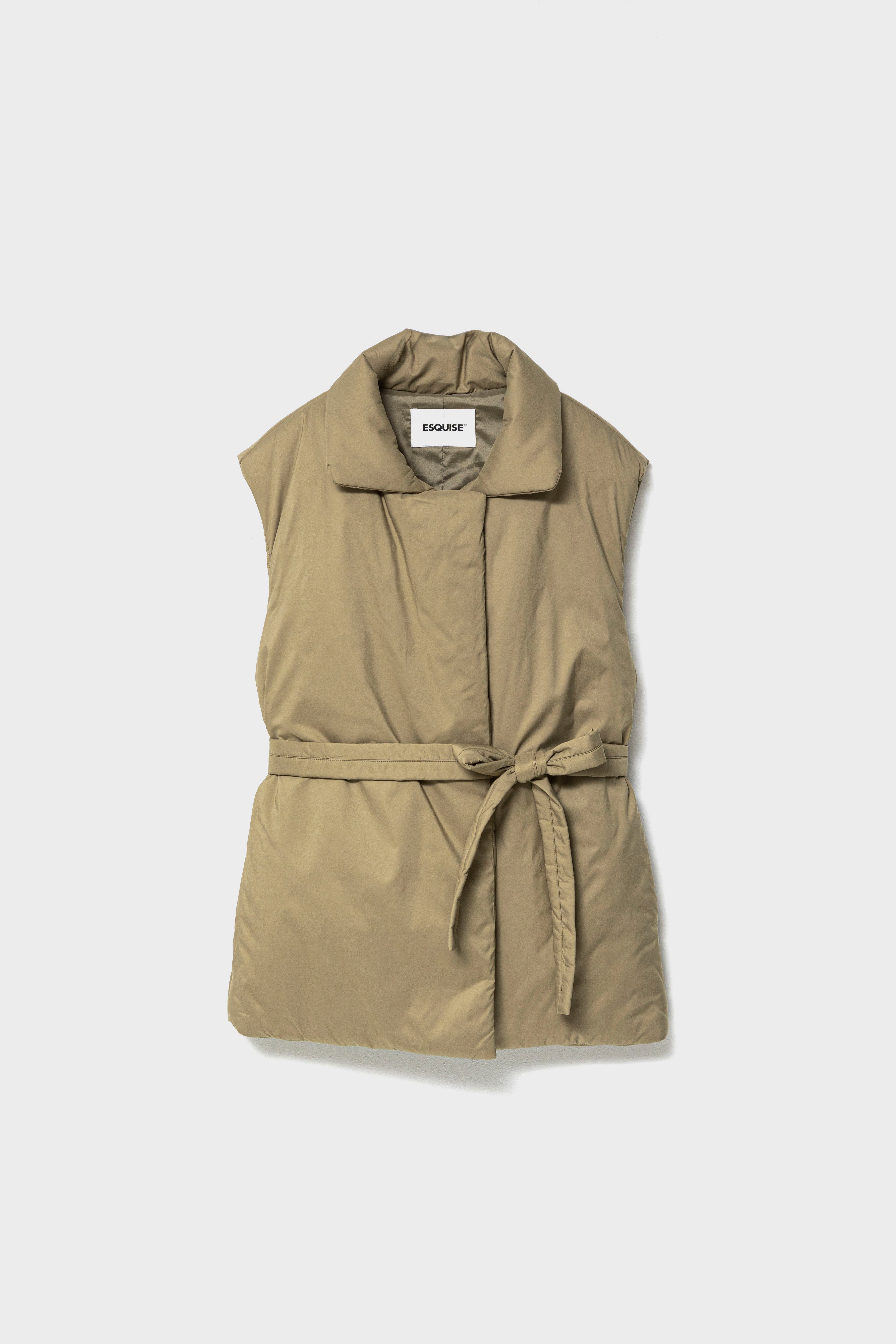 SOFT FEEL WARM VEST - Beige