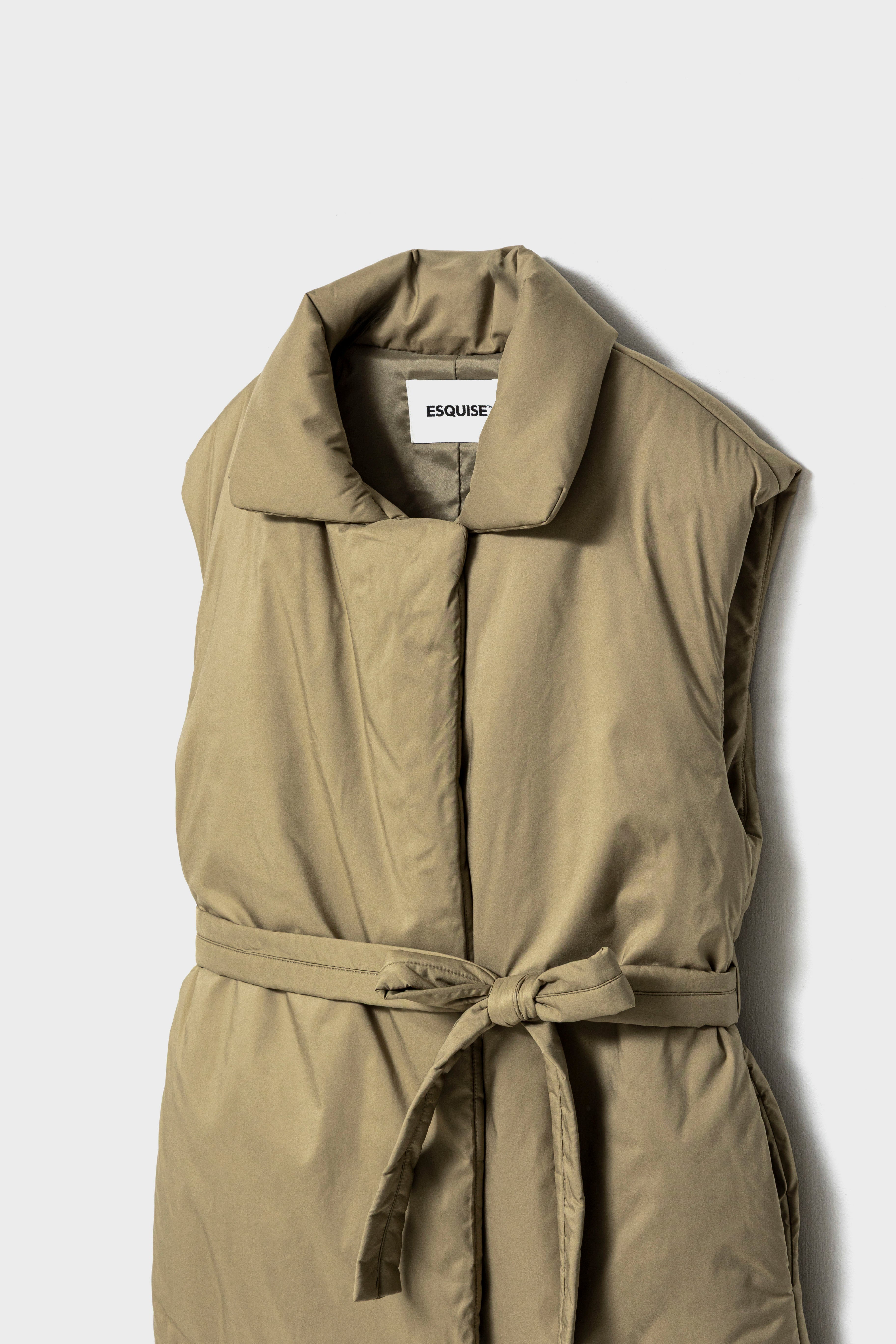 SOFT FEEL WARM VEST - Beige