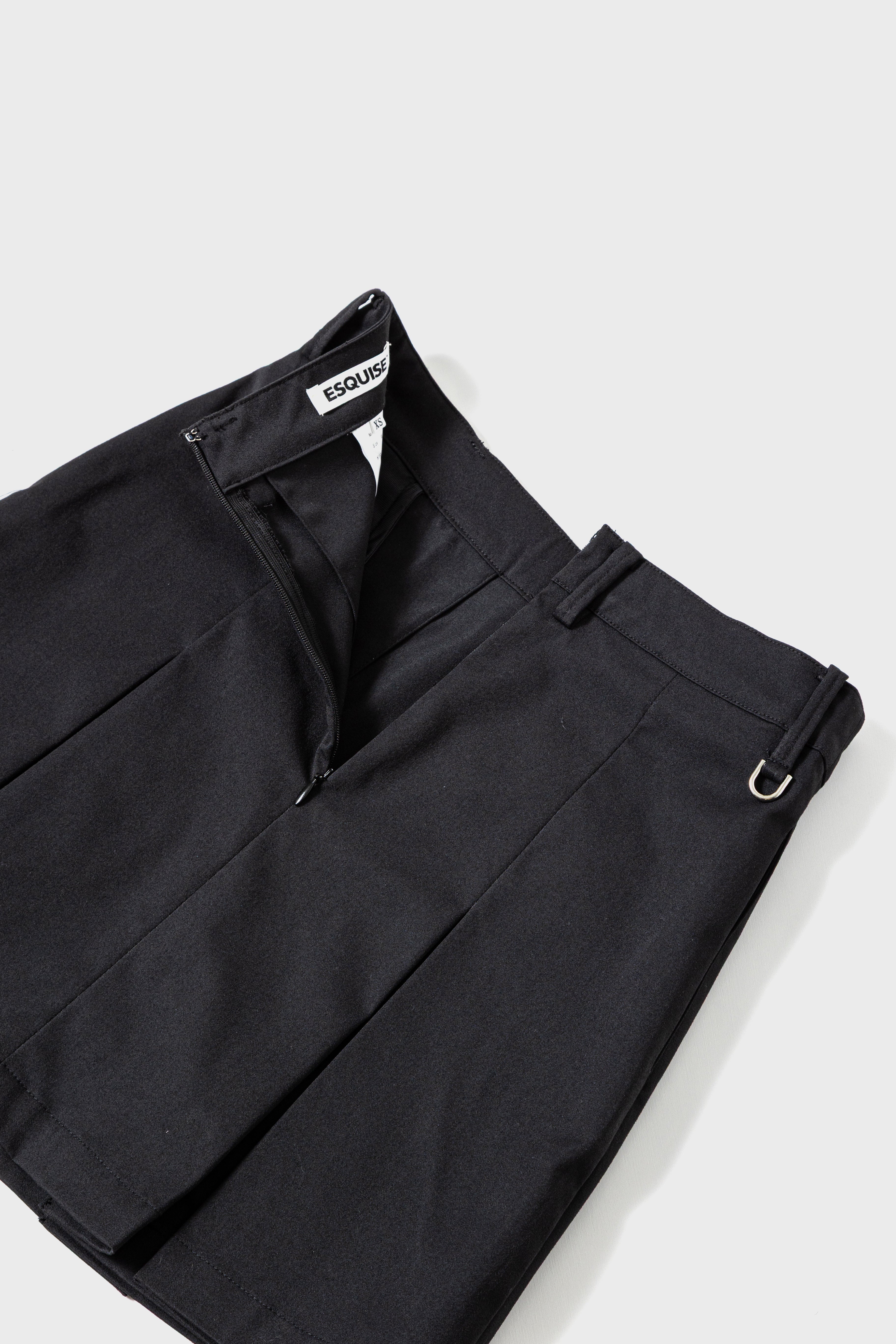 DAILY BOX PLEATS - Black