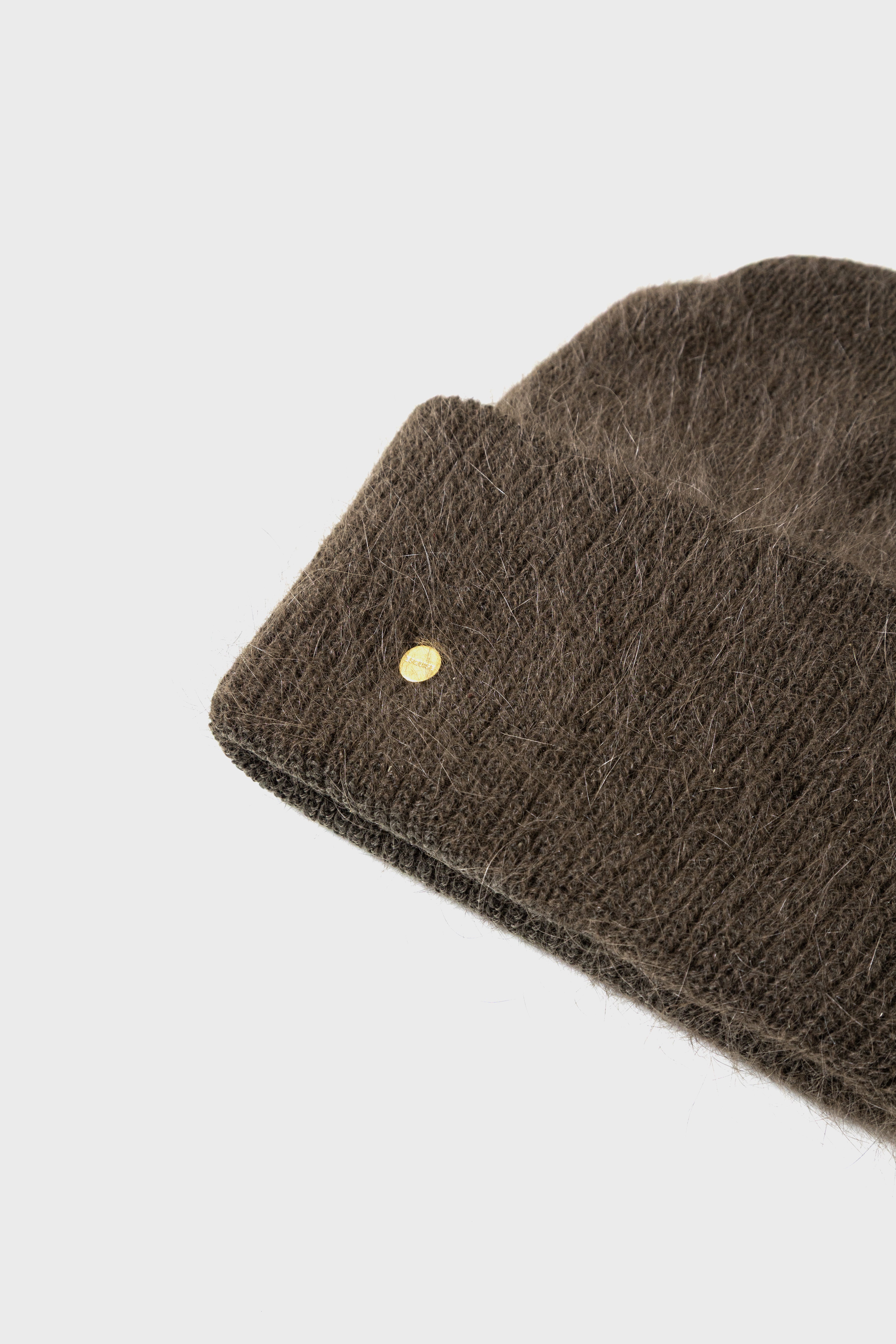 ANGORA SOFT BEANIE - Espresso