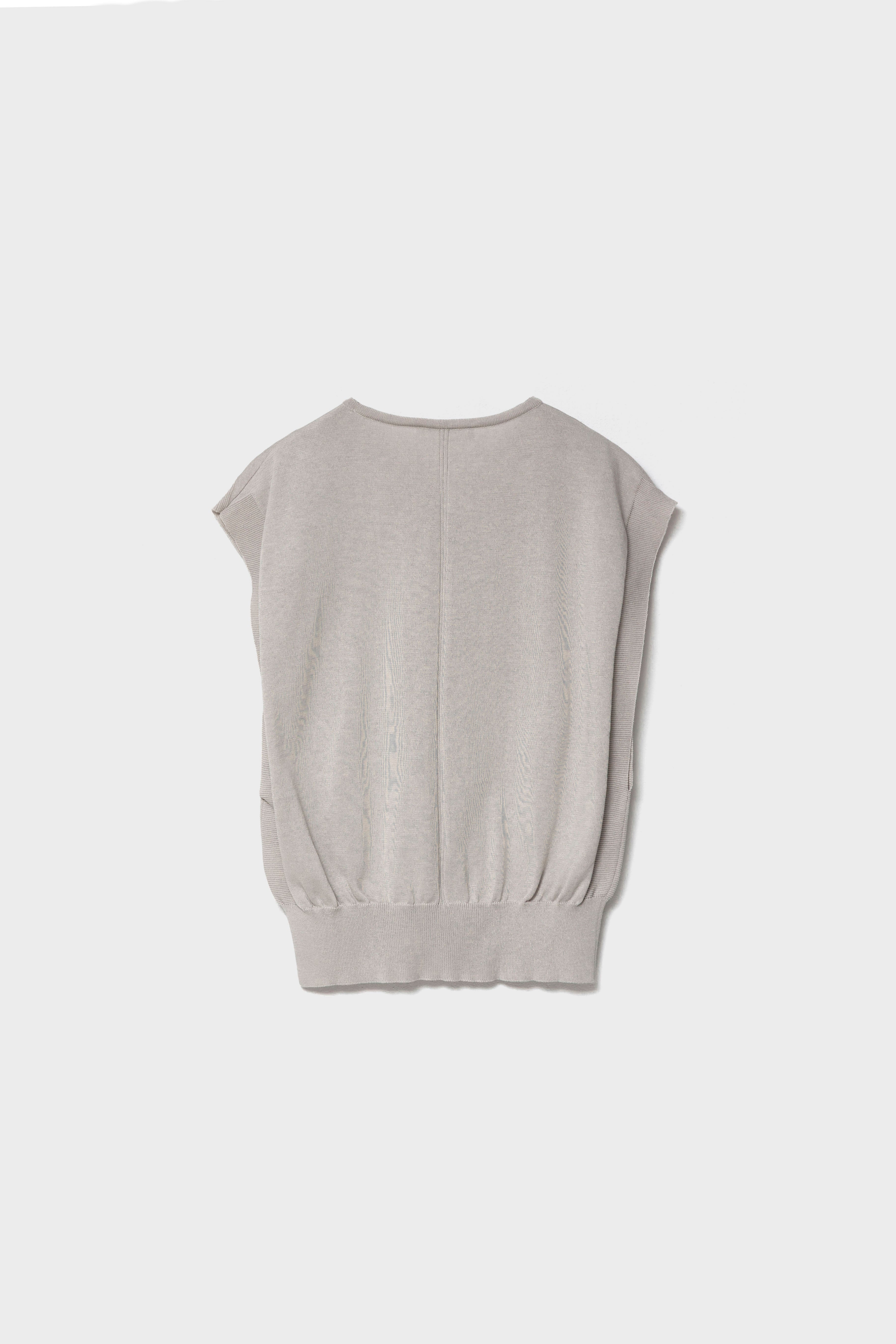 SUSTAIN KNIT VEST - Beige