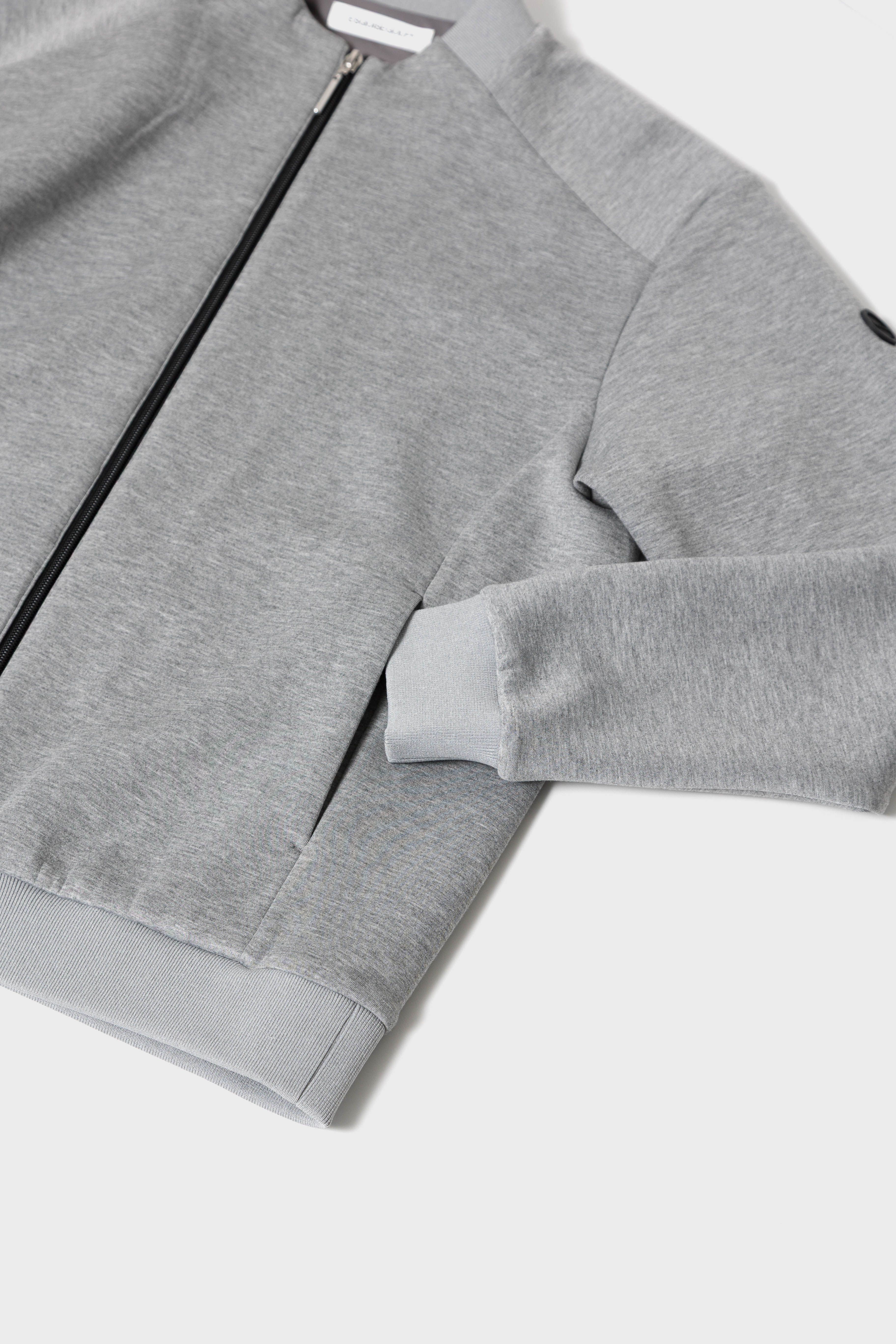 COMFORT JERSEY ZIP JKT - Gray