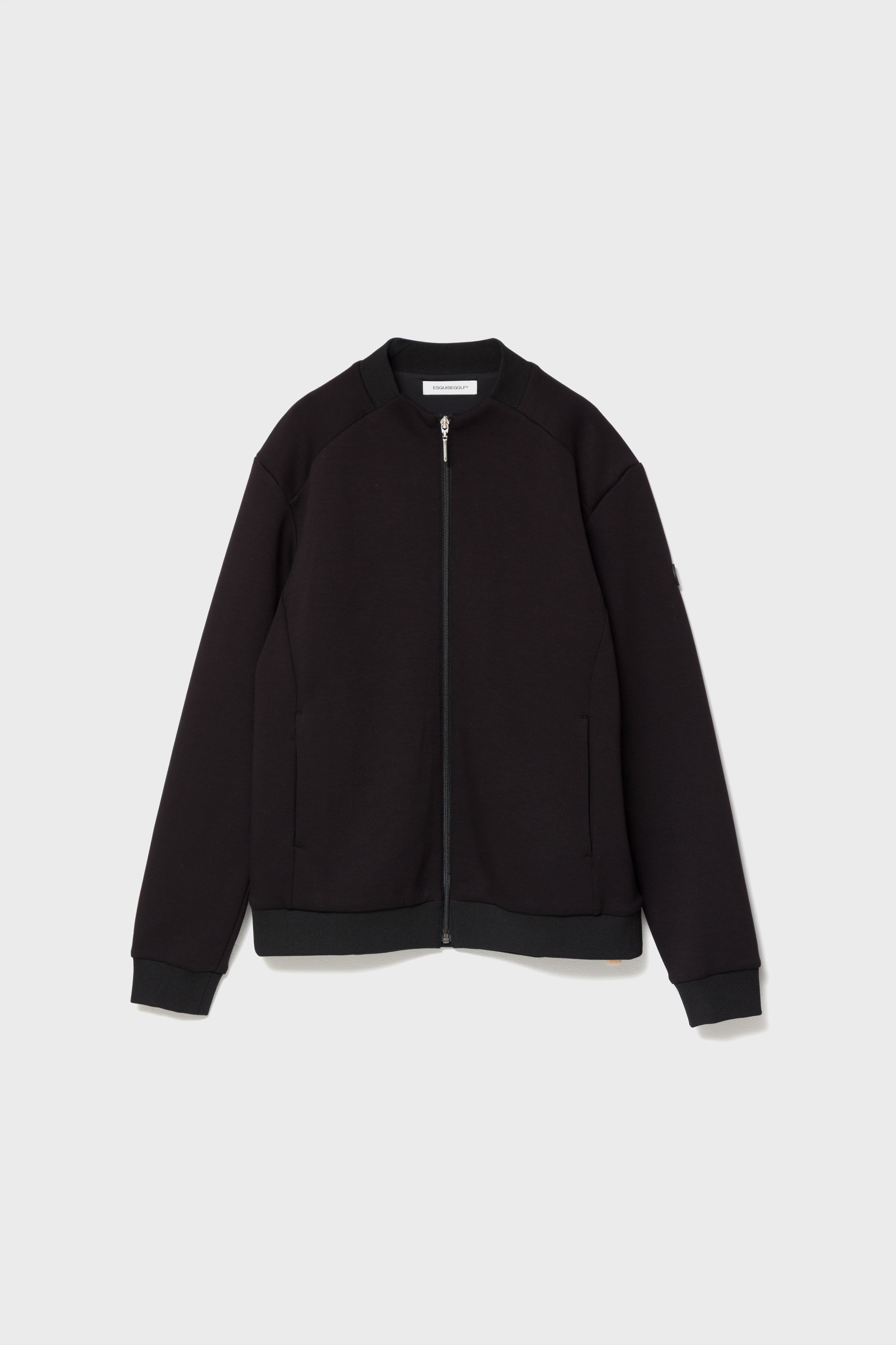 COMFORT JERSEY ZIP JKT - Black
