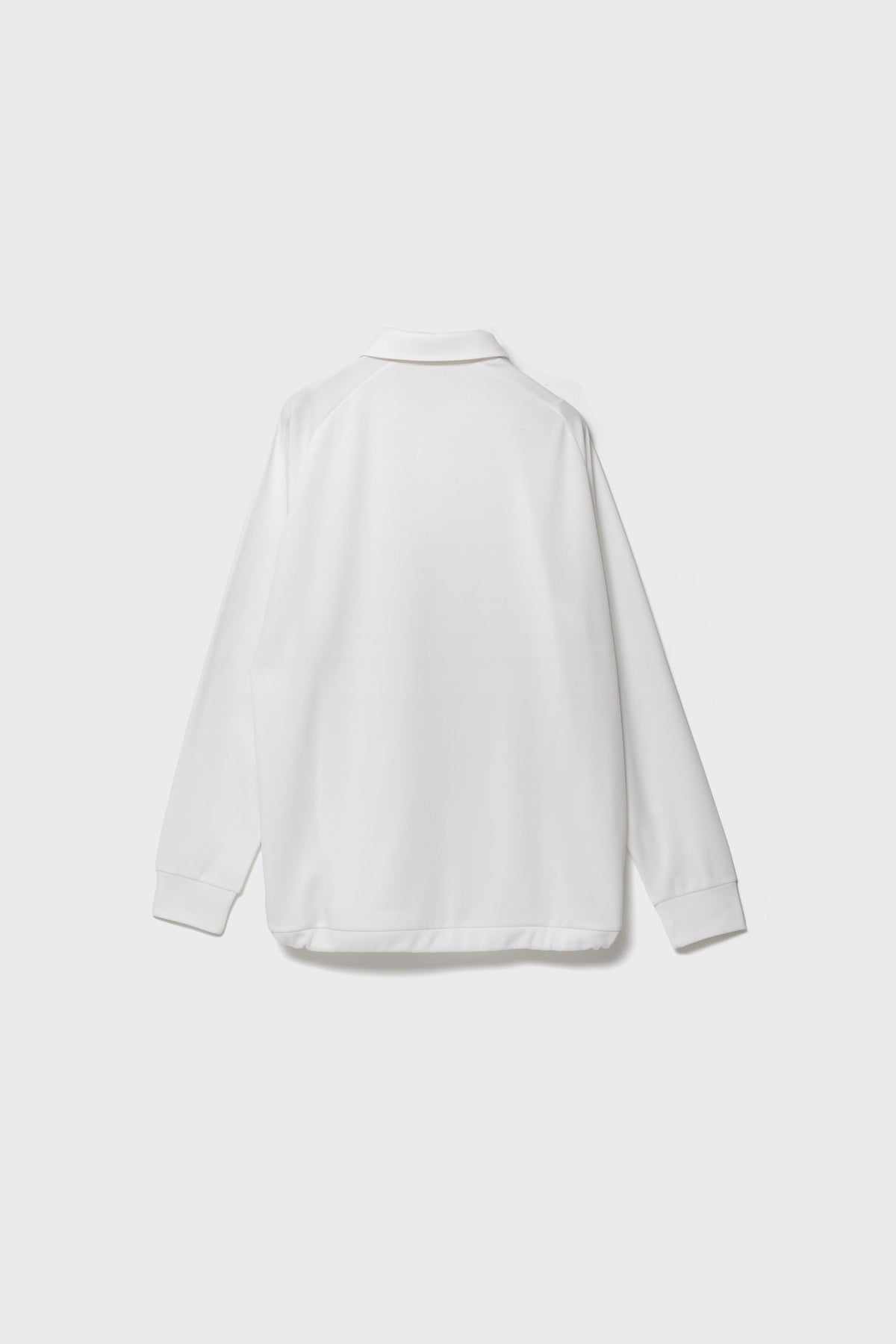 LIGHT FLEECE POLO - White