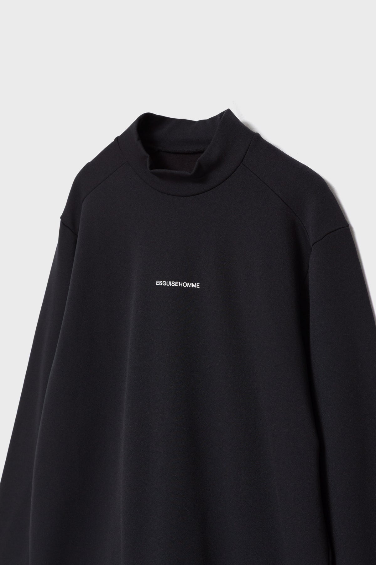 BASIC WARM MOCK NECK - Black