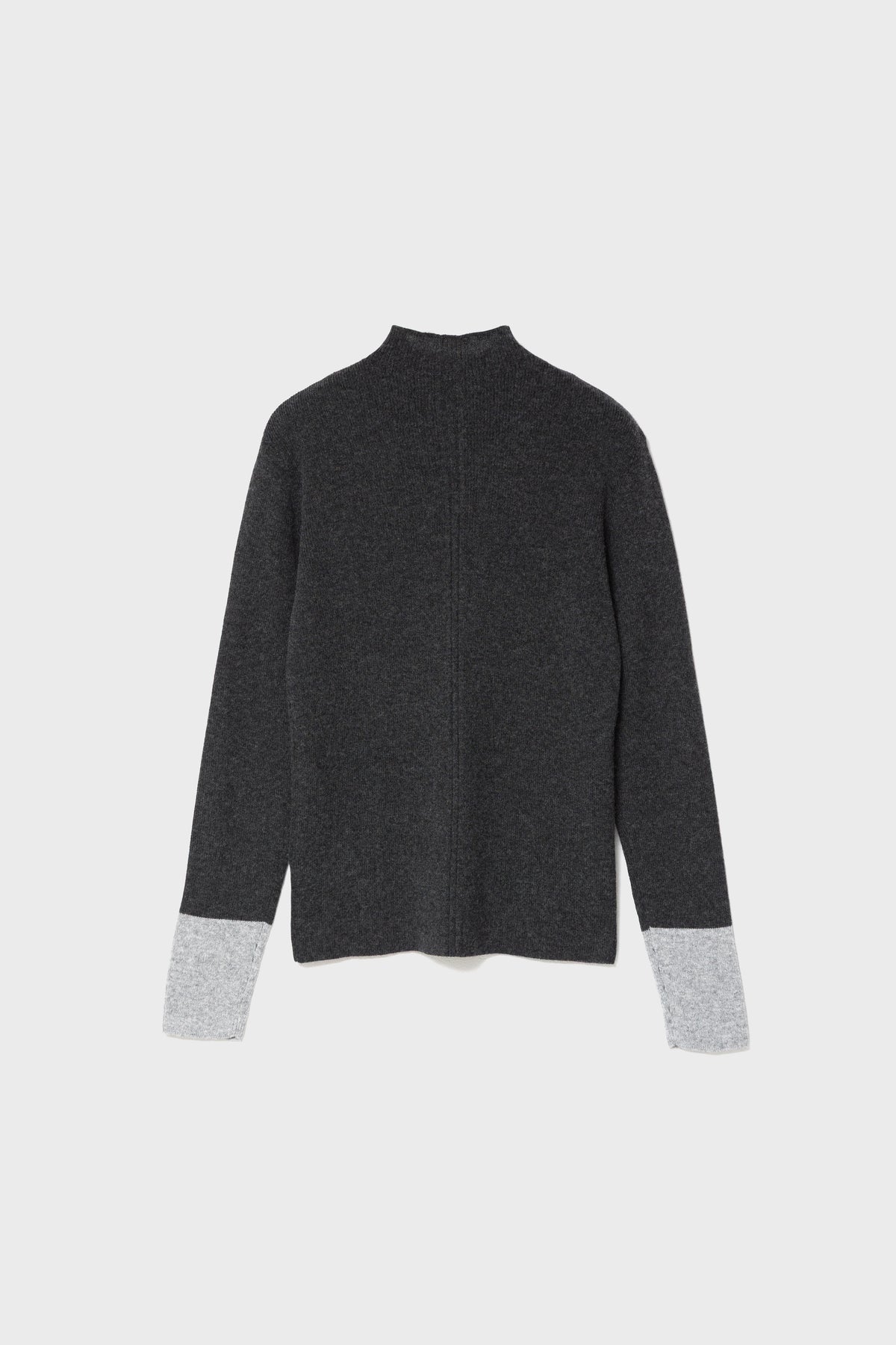 BLANC CASHMERE MOCK - Carbon