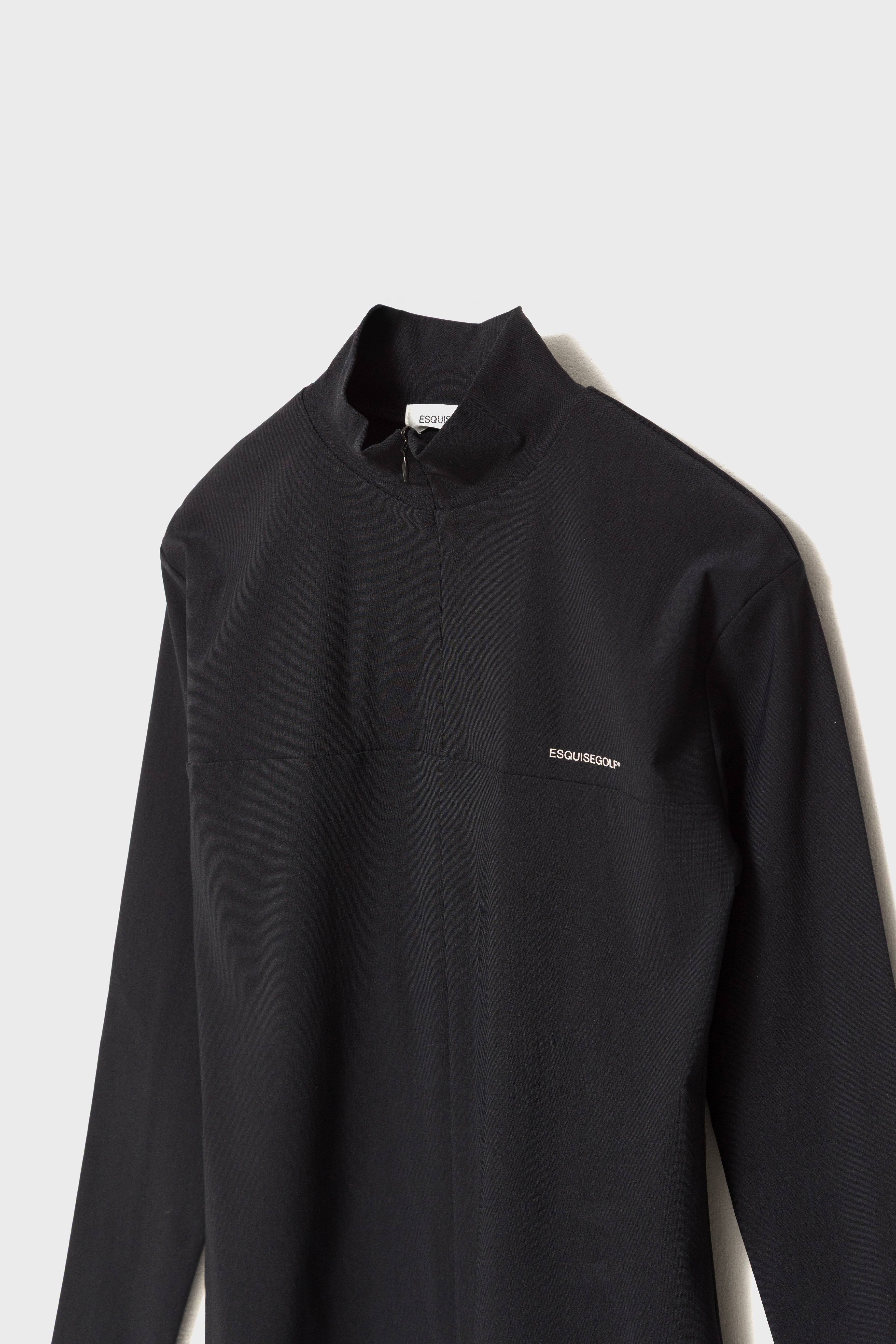 ESSENTIAL HALF ZIP - Black