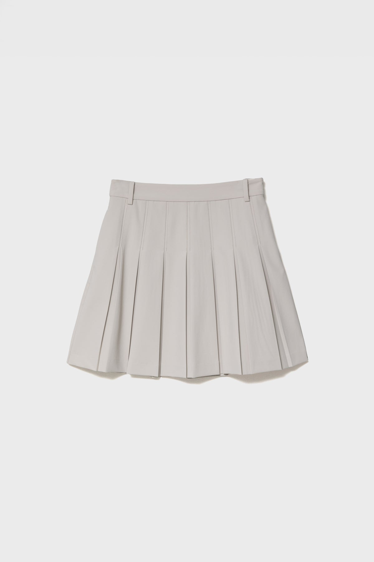 ESSENTIAL GOLF PLEATS SKIRT - LightBeige