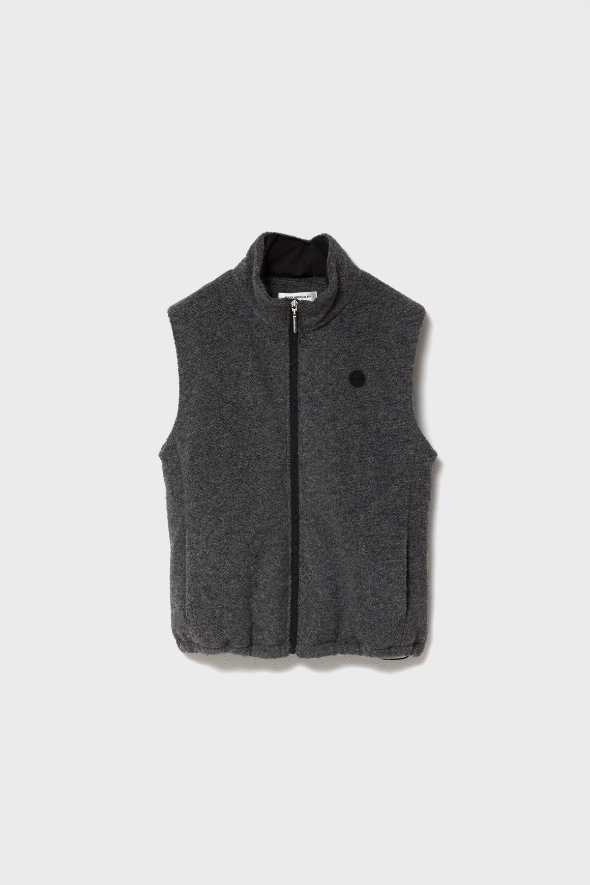 WOOLLY WARM VEST - Charcoal
