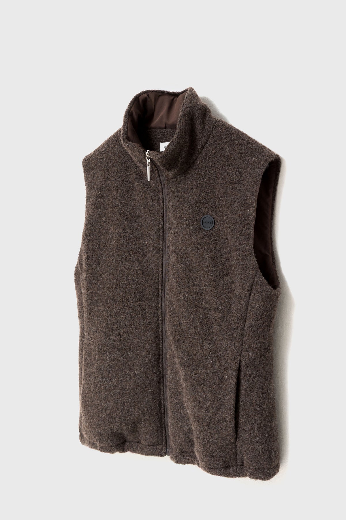 WOOLLY WARM VEST - Brown