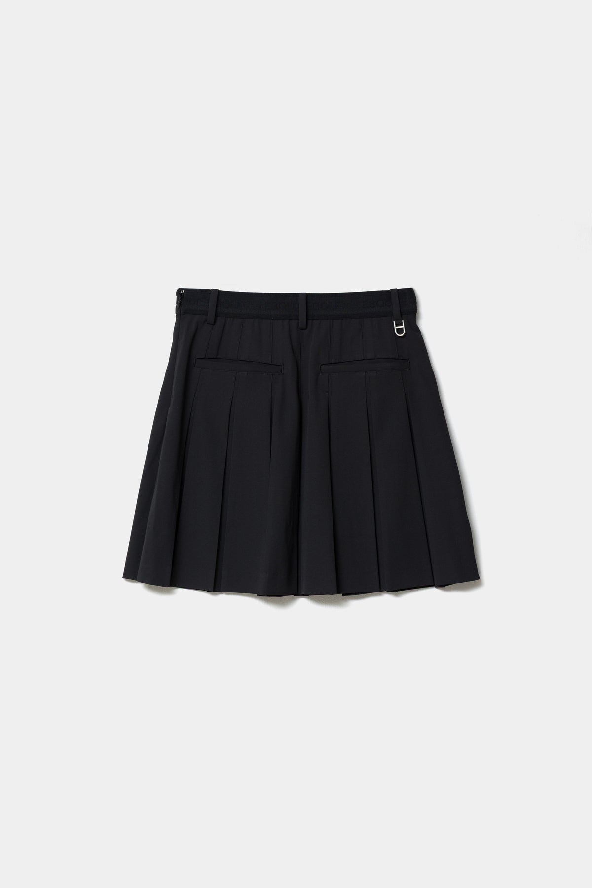 ESSENTIAL GOLF PLEATS SKIRT - Black