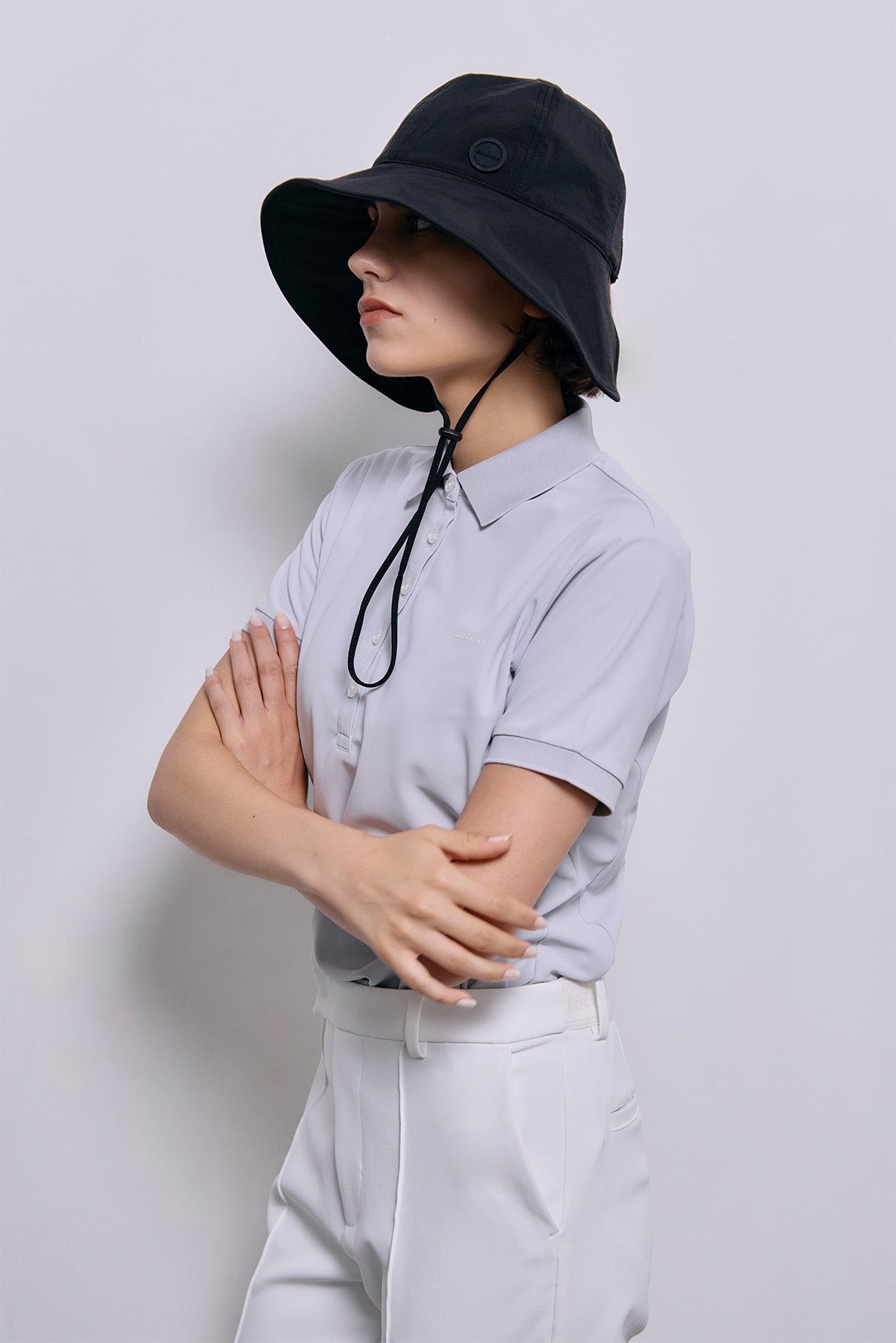 SOLEIL WIDE HAT - Black