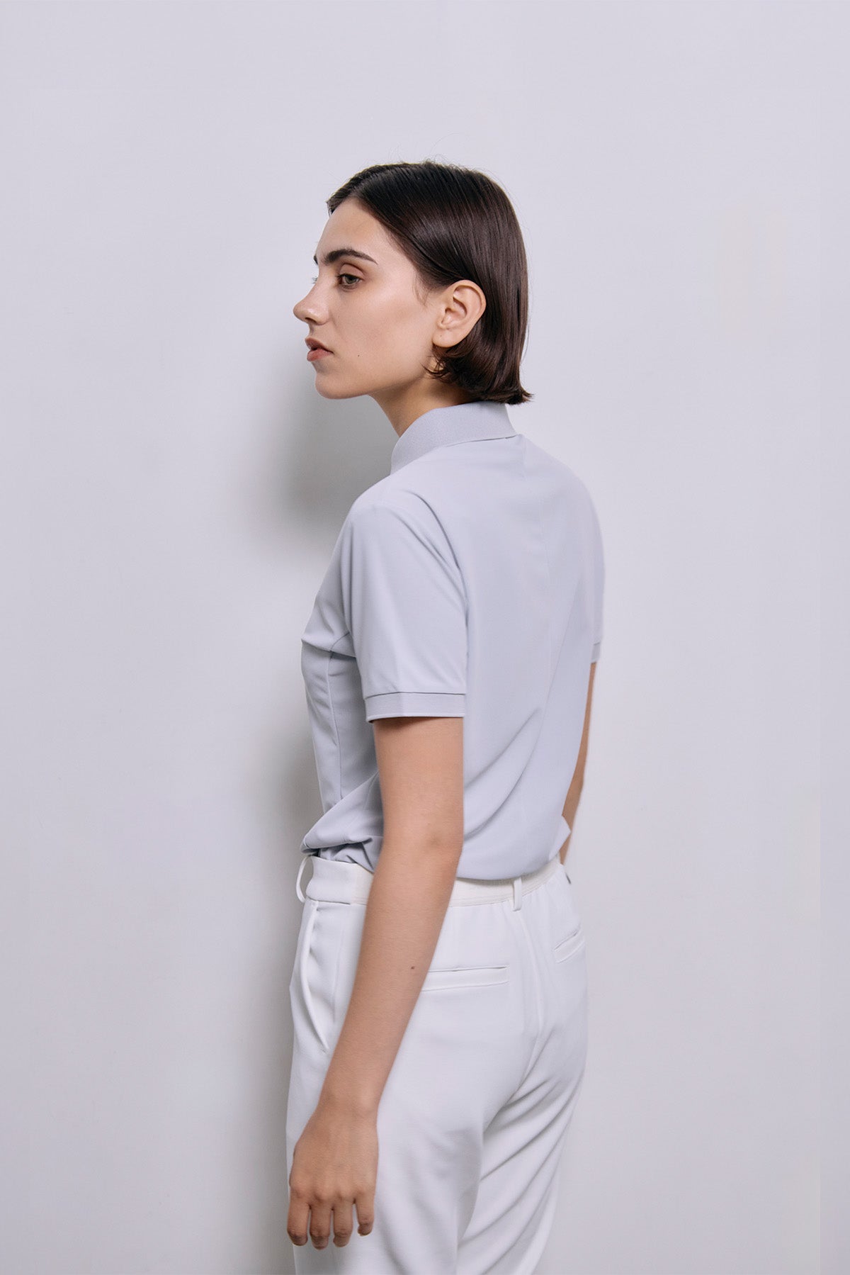 THE BASICS POLO LIGHT FEMME - LightGray